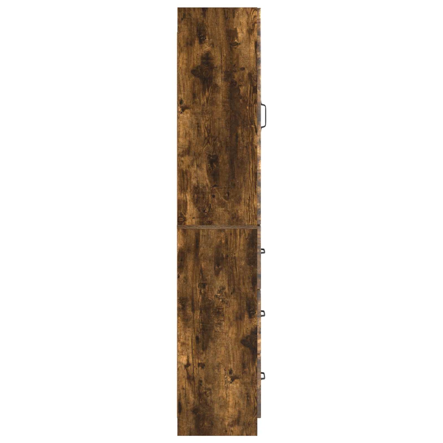 Skapsett 2 pcs Røkt Eik 33 x 34,5 x 87 cm Konstruert tre
