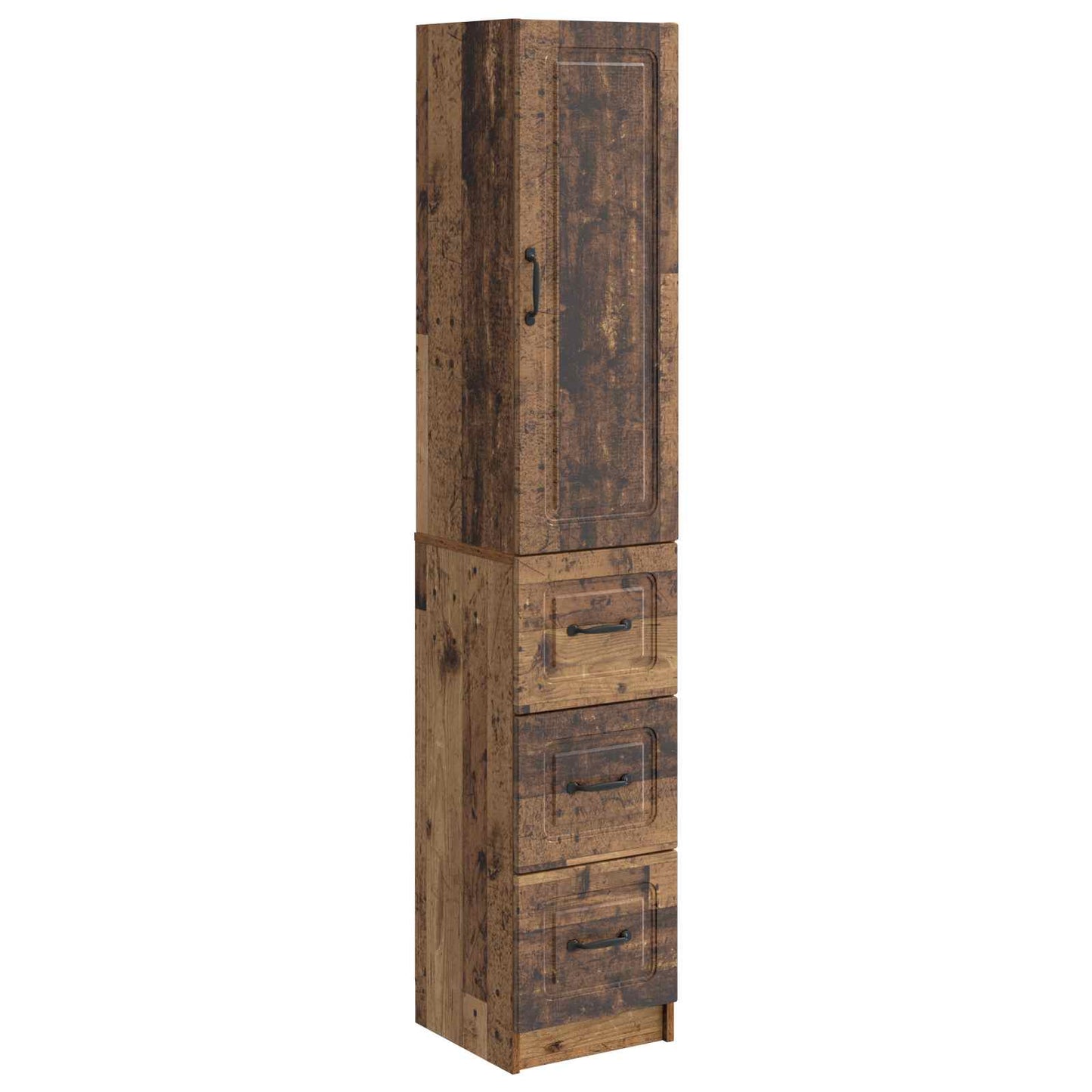 Skapsett 2 pcs Gammelt tre 33 x 34,5 x 87 cm Konstruert tre