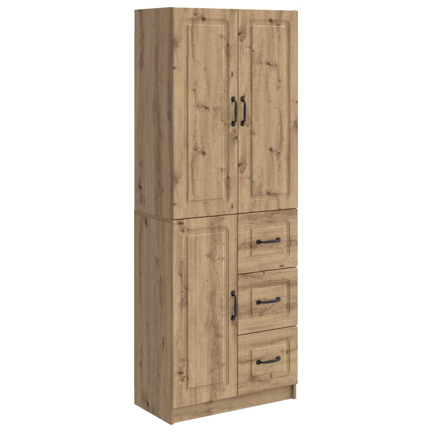 Skapsett 2 pcs Artisan eik Konstruert tre