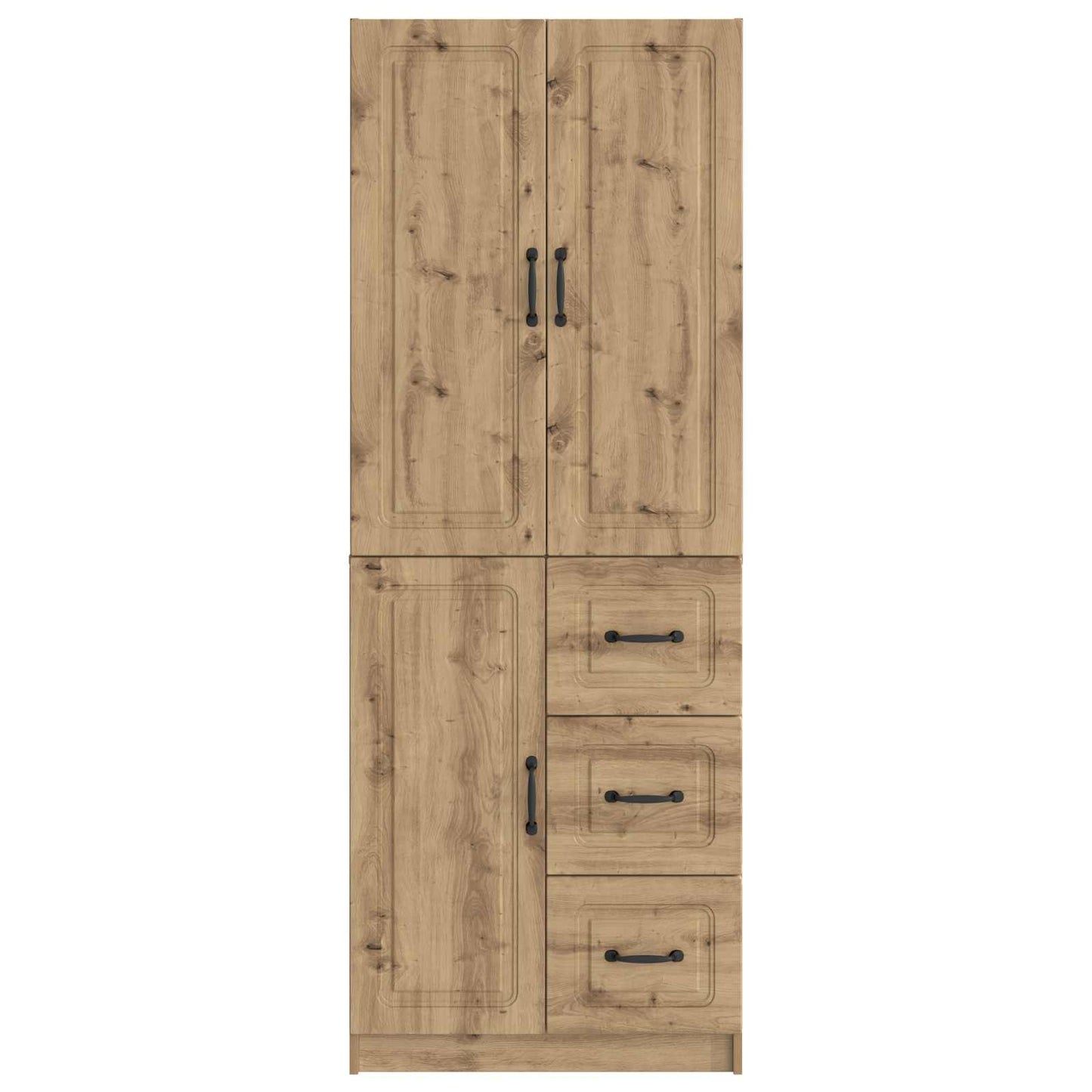 Skapsett 2 pcs Artisan eik Konstruert tre