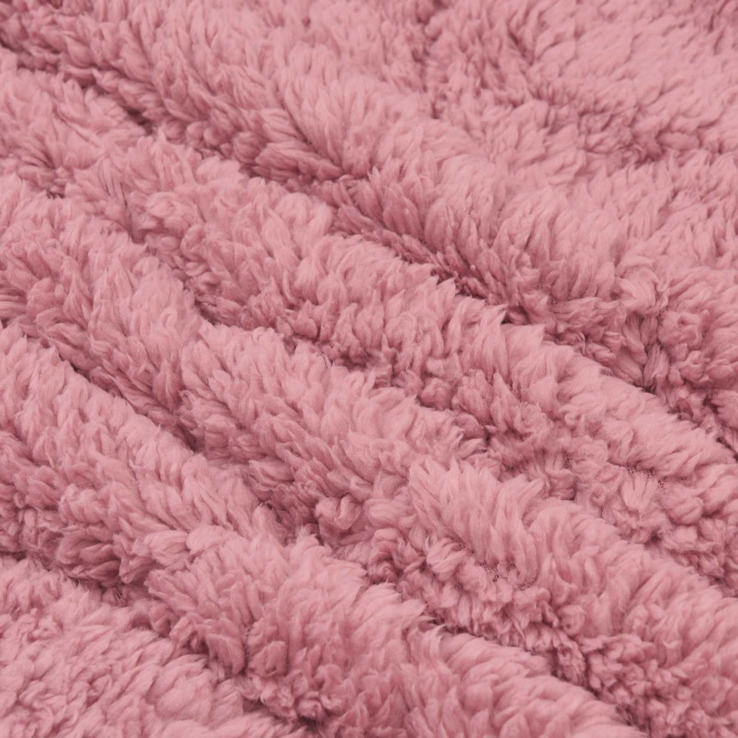 Vinter Dynen Rosa 140 x 220 cm Mikrofiber og Teddy fleece
