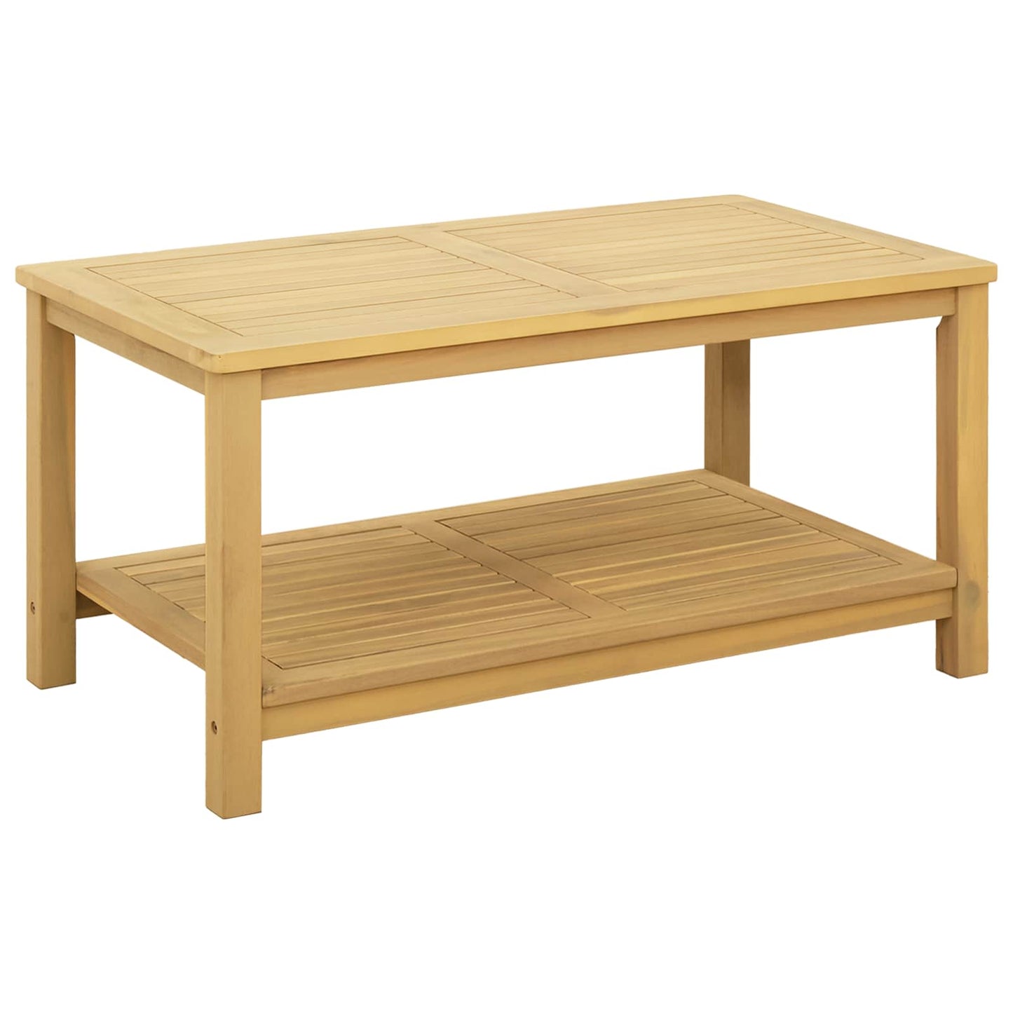 Sidetabell Olje naturlig 90 x 50 x 45 cm Solid akasietre vidaXL