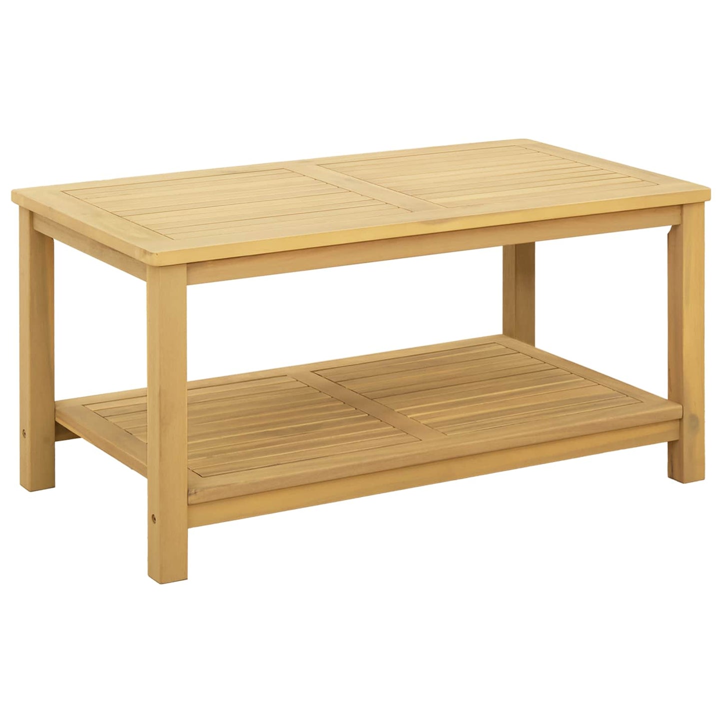 Sidetabell Olje naturlig 90 x 50 x 45 cm Solid akasietre vidaXL