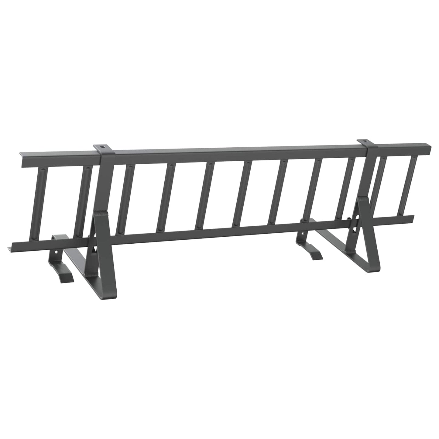Tak snøfanger Antrasitt 100 x 29,5 x 34,5 cm Stål vidaXL