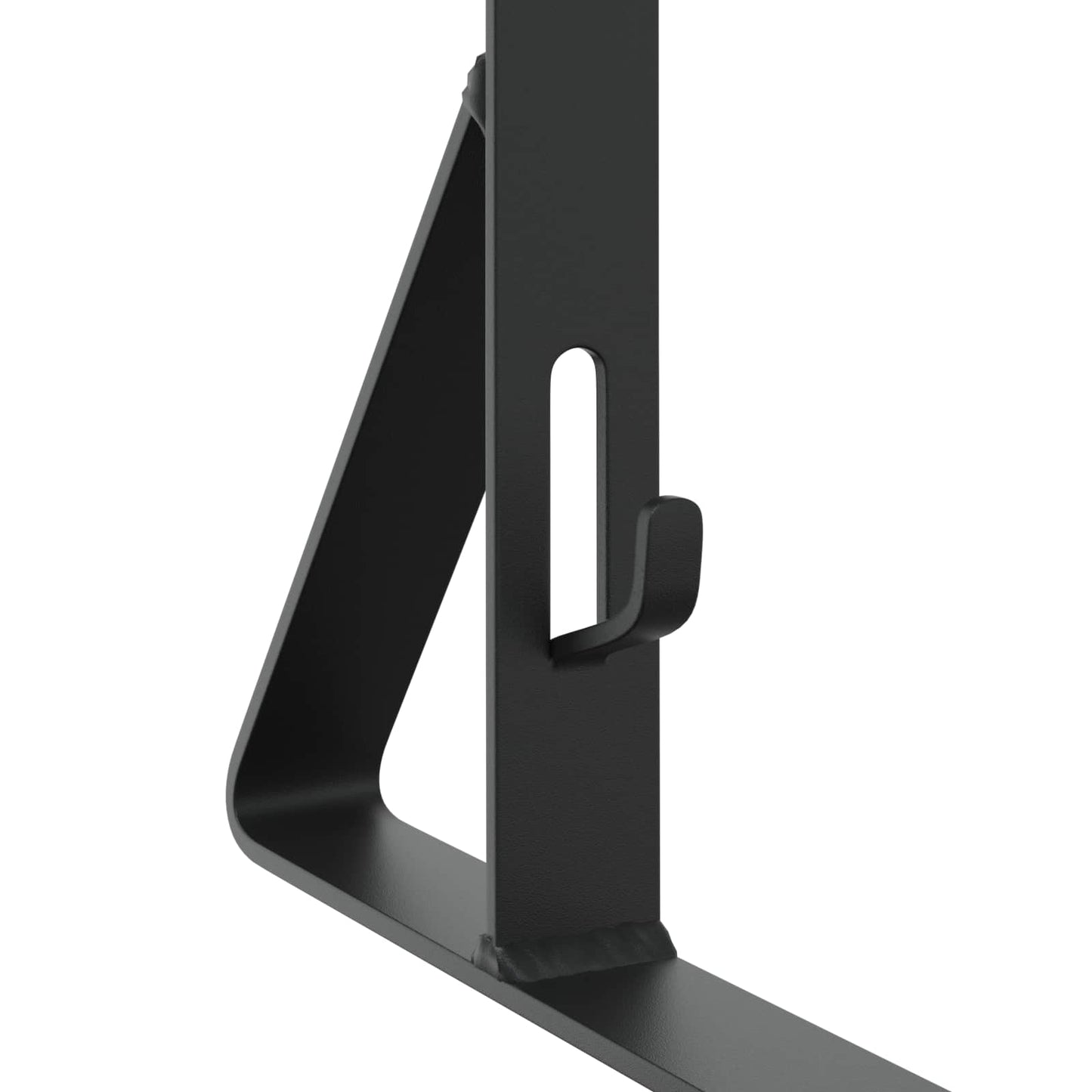 Snøbeskyttelsesstøtte 2 pcs Svart 29,5 x 3 x 34,5 cm Stål