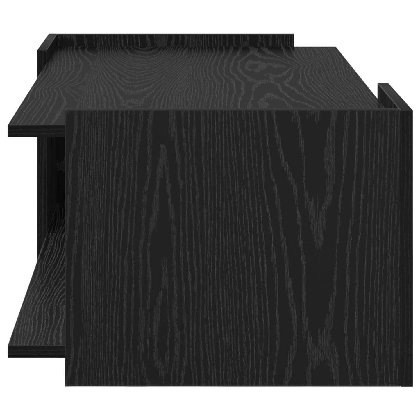 Kaffebord Svart eik 90 x 50 x 33 cm Konstruert tre