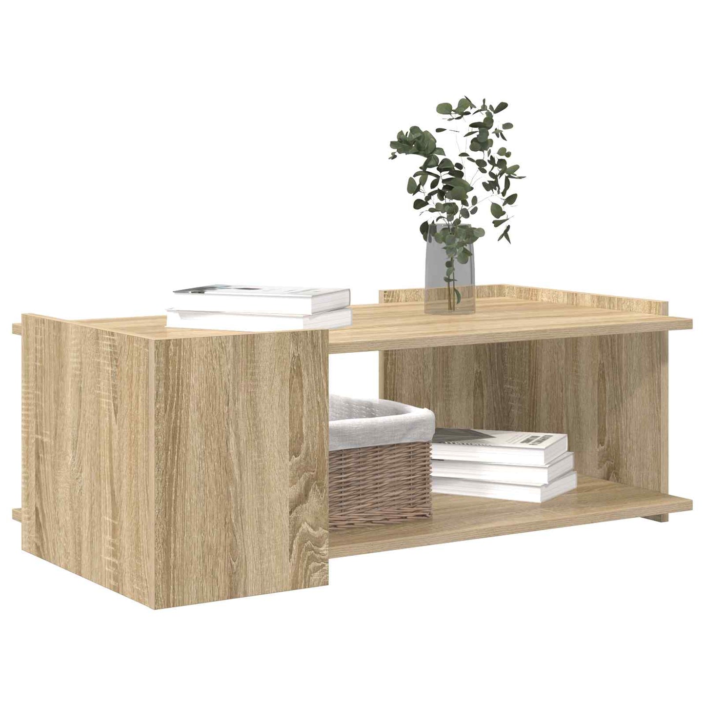 Kaffebord Sonoma eik 90 x 50 x 33 cm Konstruert tre