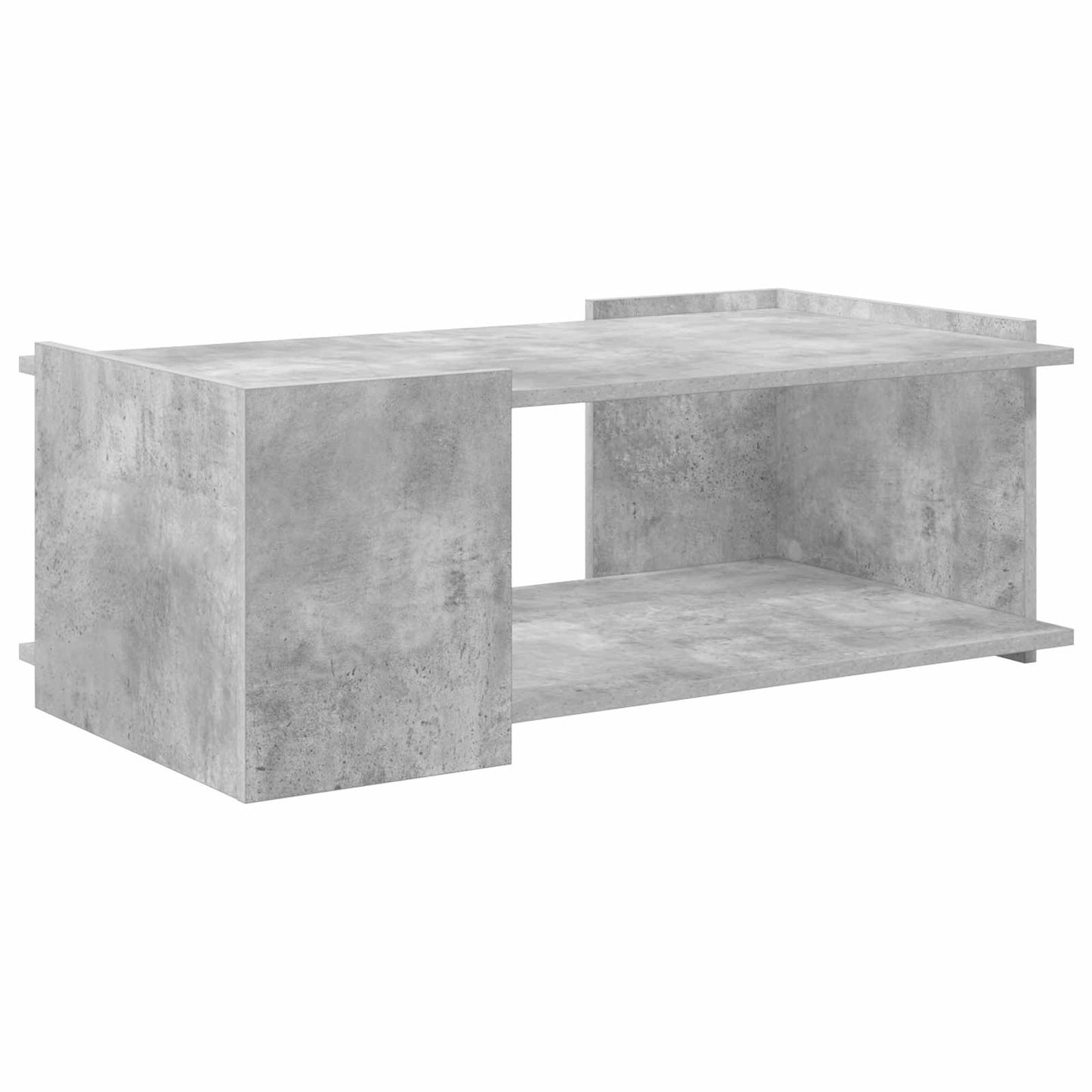 Kaffebord Betonggrå 90 x 50 x 33 cm Konstruert tre