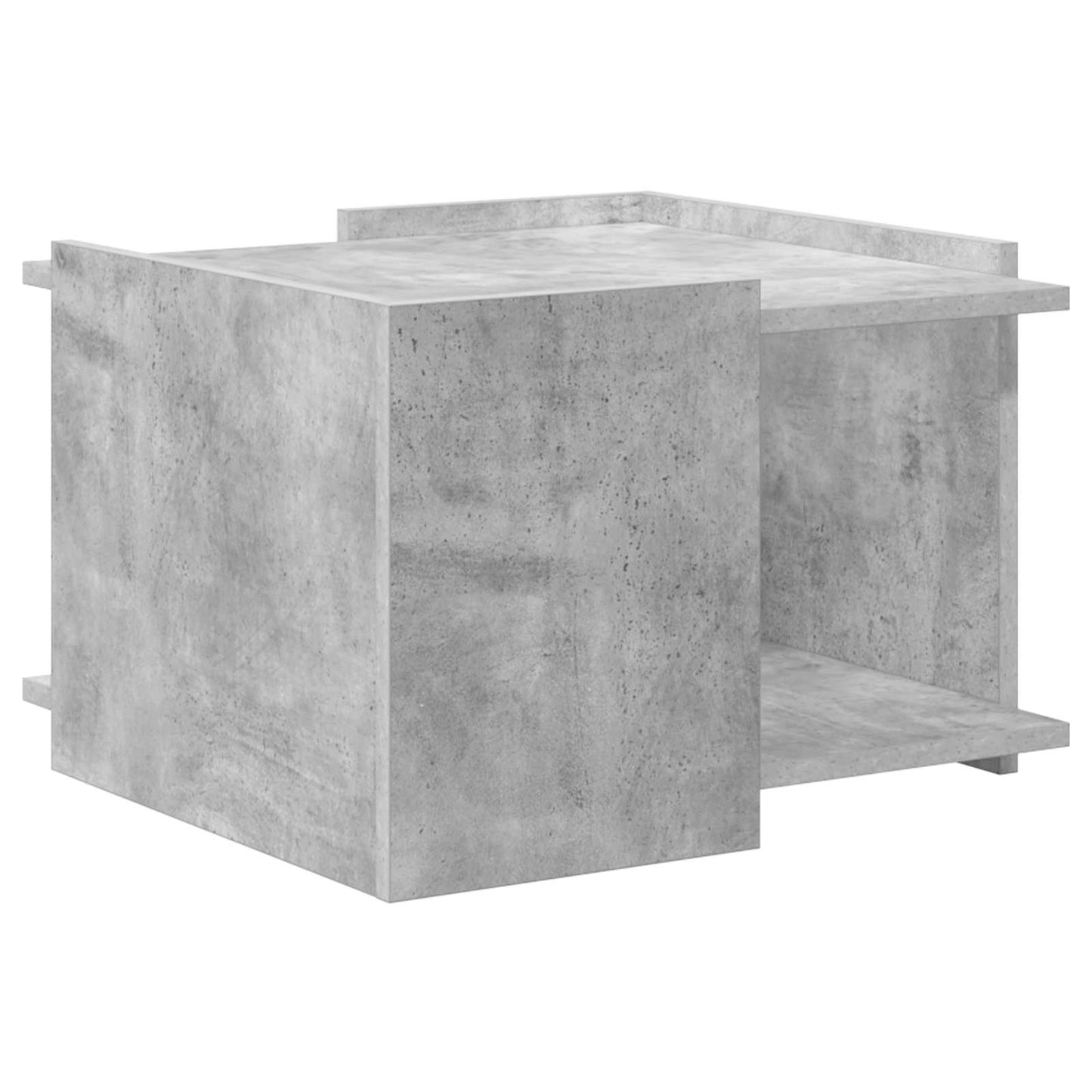 Kaffebord Betonggrå 50,5 x 50 x 33 cm Konstruert tre