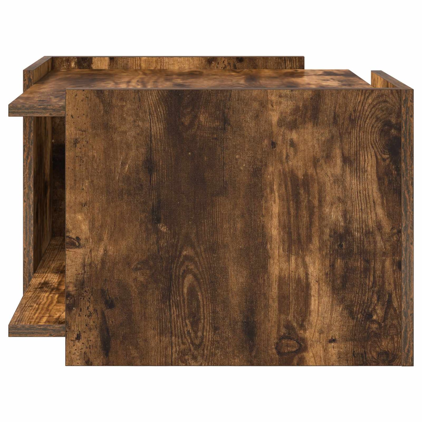 Kaffebord Røkt Eik 50,5 x 50 x 33 cm Konstruert tre