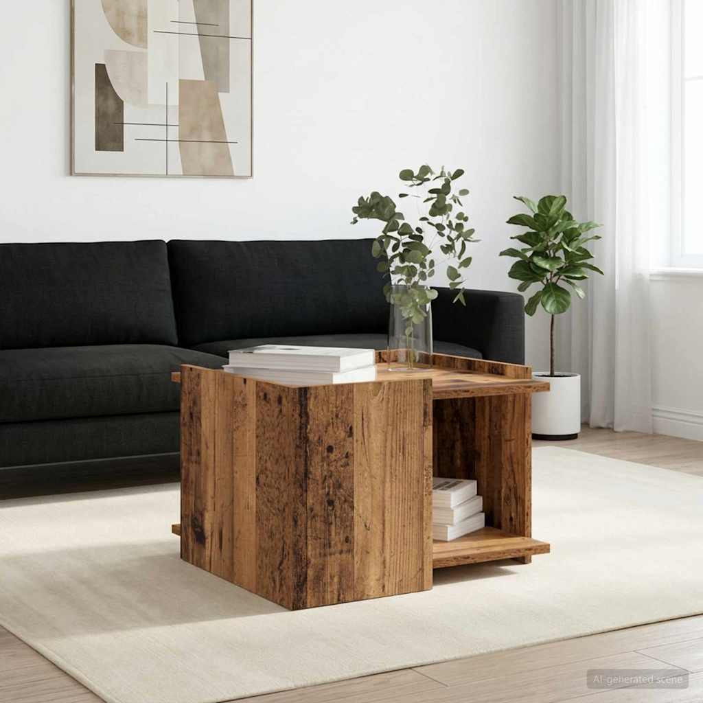 Kaffebord Gammelt tre 50,5 x 50 x 33 cm Konstruert tre