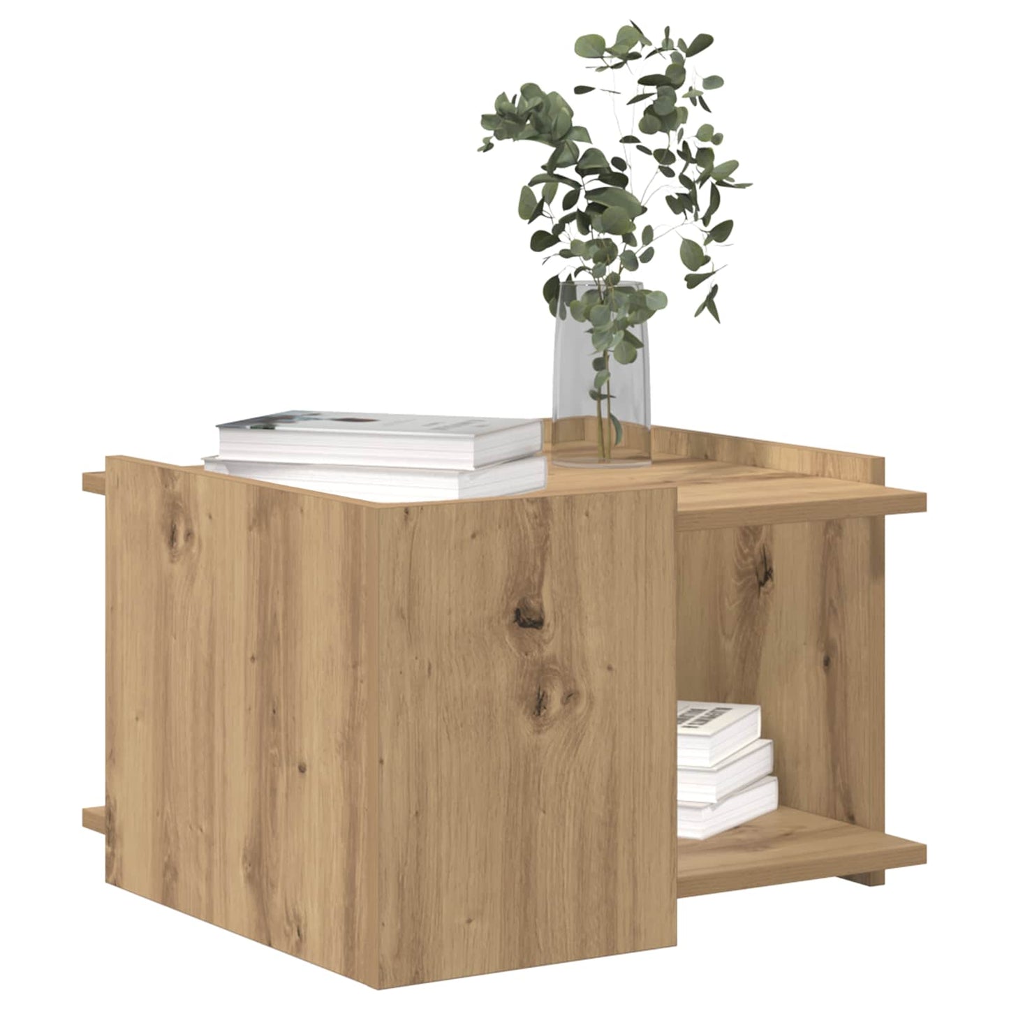 Kaffebord Artisan eik 50,5 x 50 x 33 cm Konstruert tre