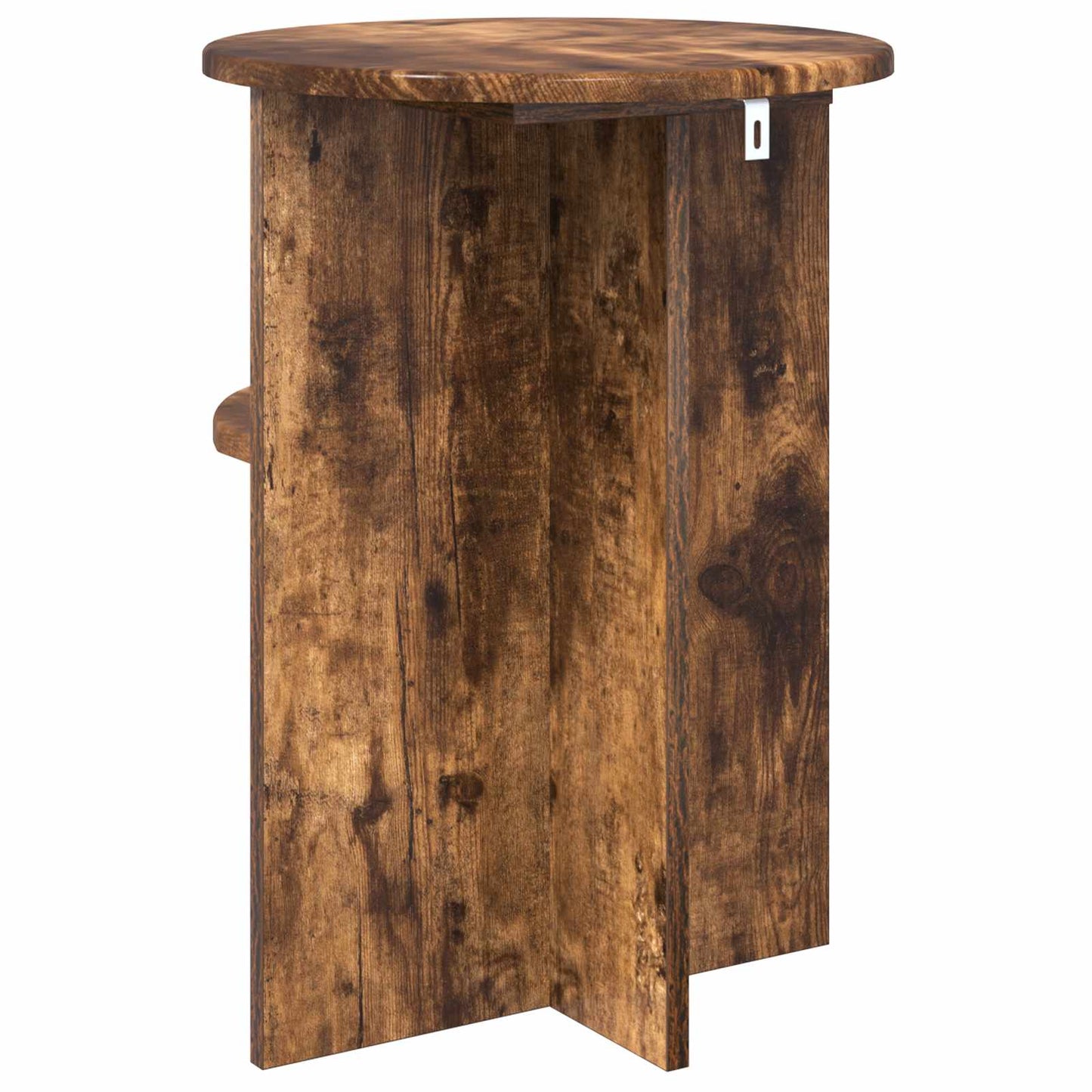 Sidetabell med lagring Røkt Eik Ø 39,5 x 55 cm Konstruert tre