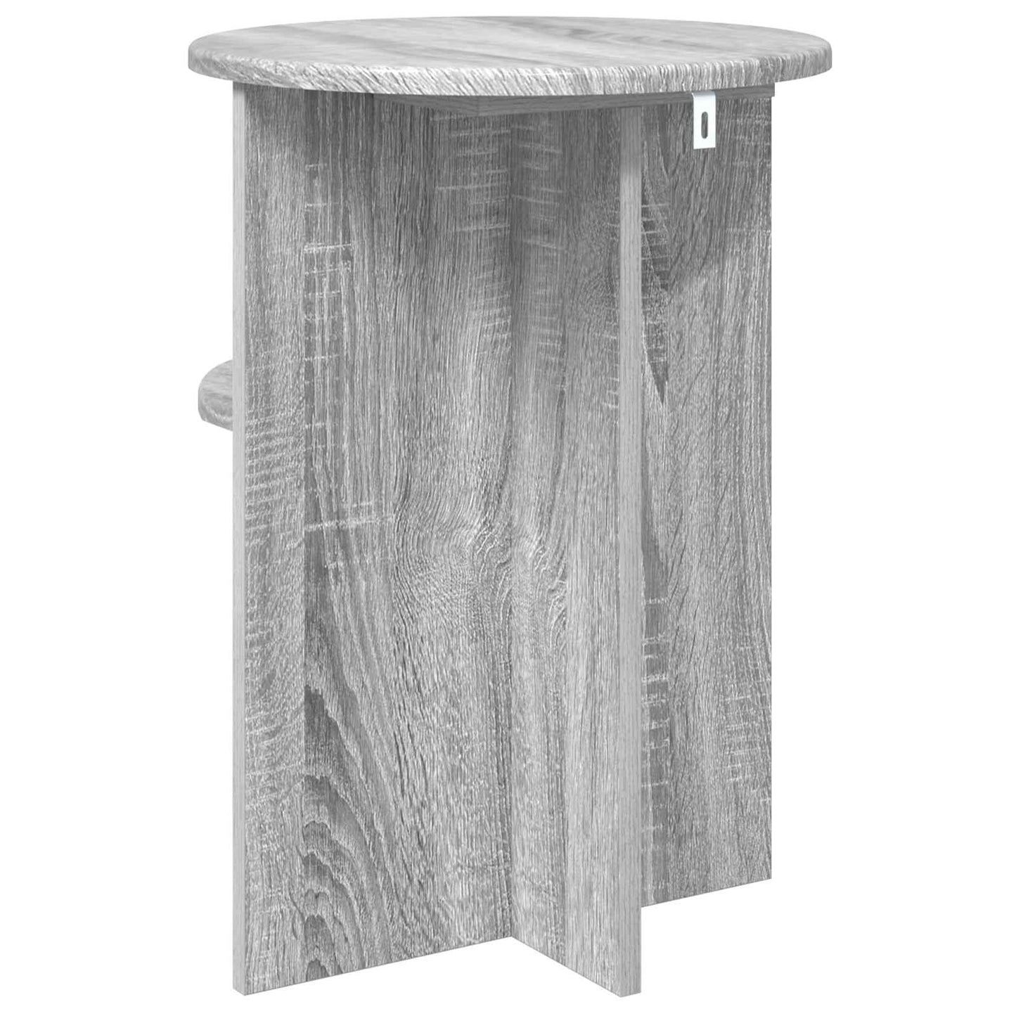 Sidetabell med lagring Grå sonoma Ø 39,5 x 55 cm Konstruert tre