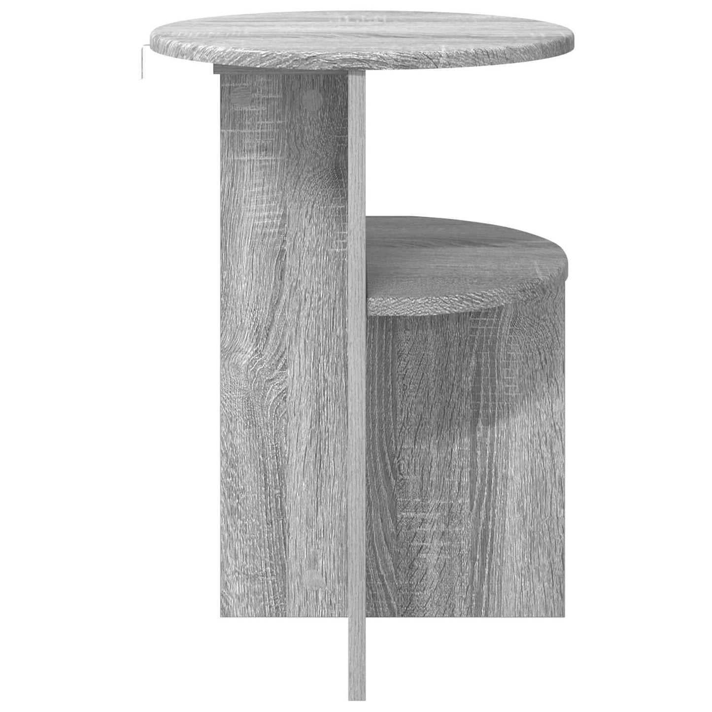 Sidetabell med lagring Grå sonoma Ø 39,5 x 55 cm Konstruert tre