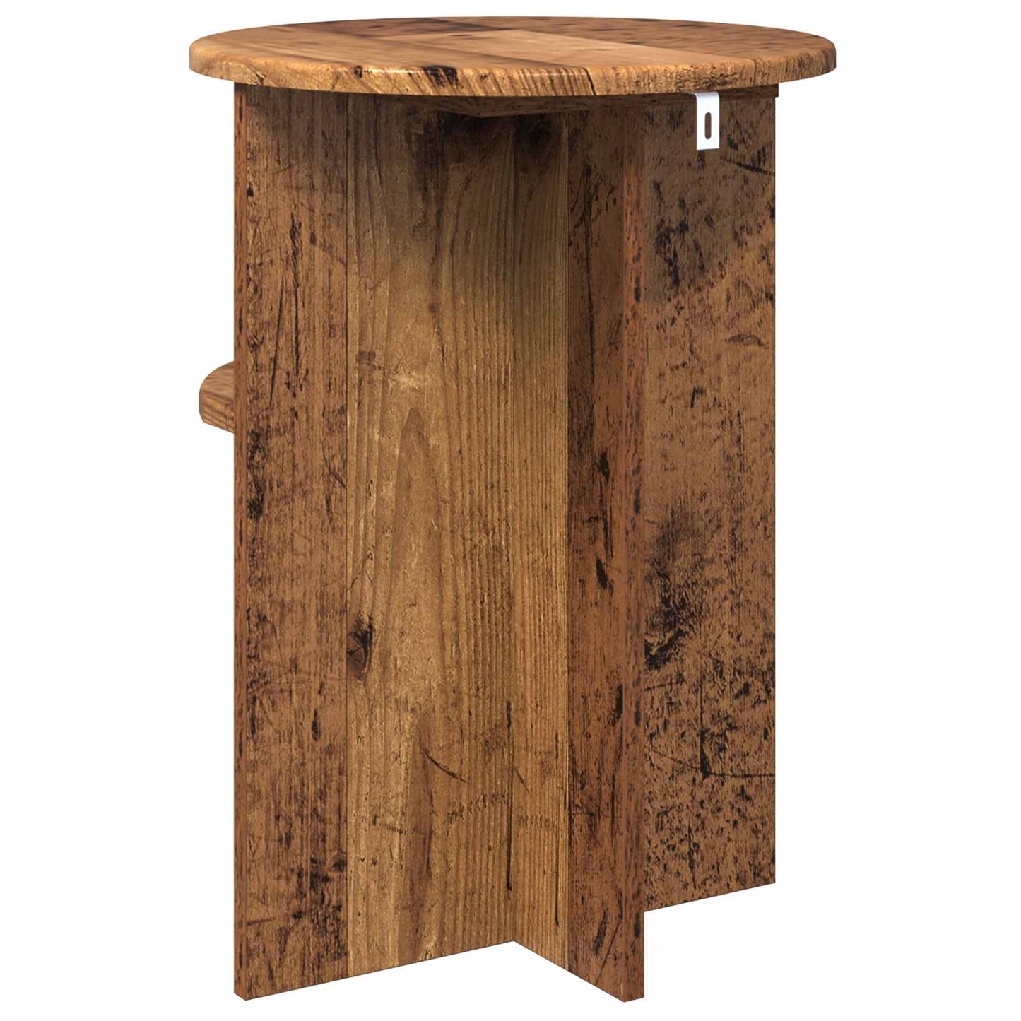 Sidetabell Gammelt tre Ø 39,5 x 55 cm Konstruert tre