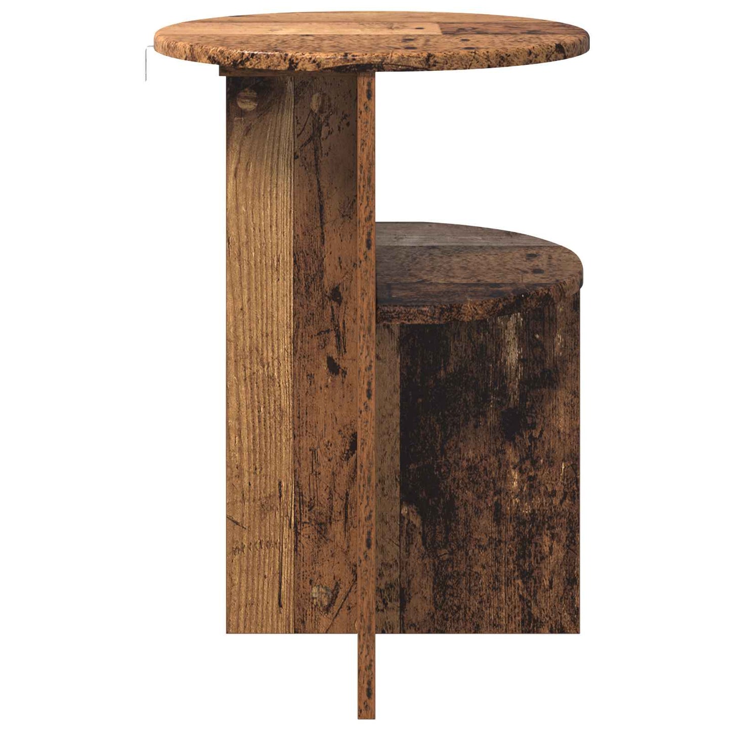 Sidetabell Gammelt tre Ø 39,5 x 55 cm Konstruert tre