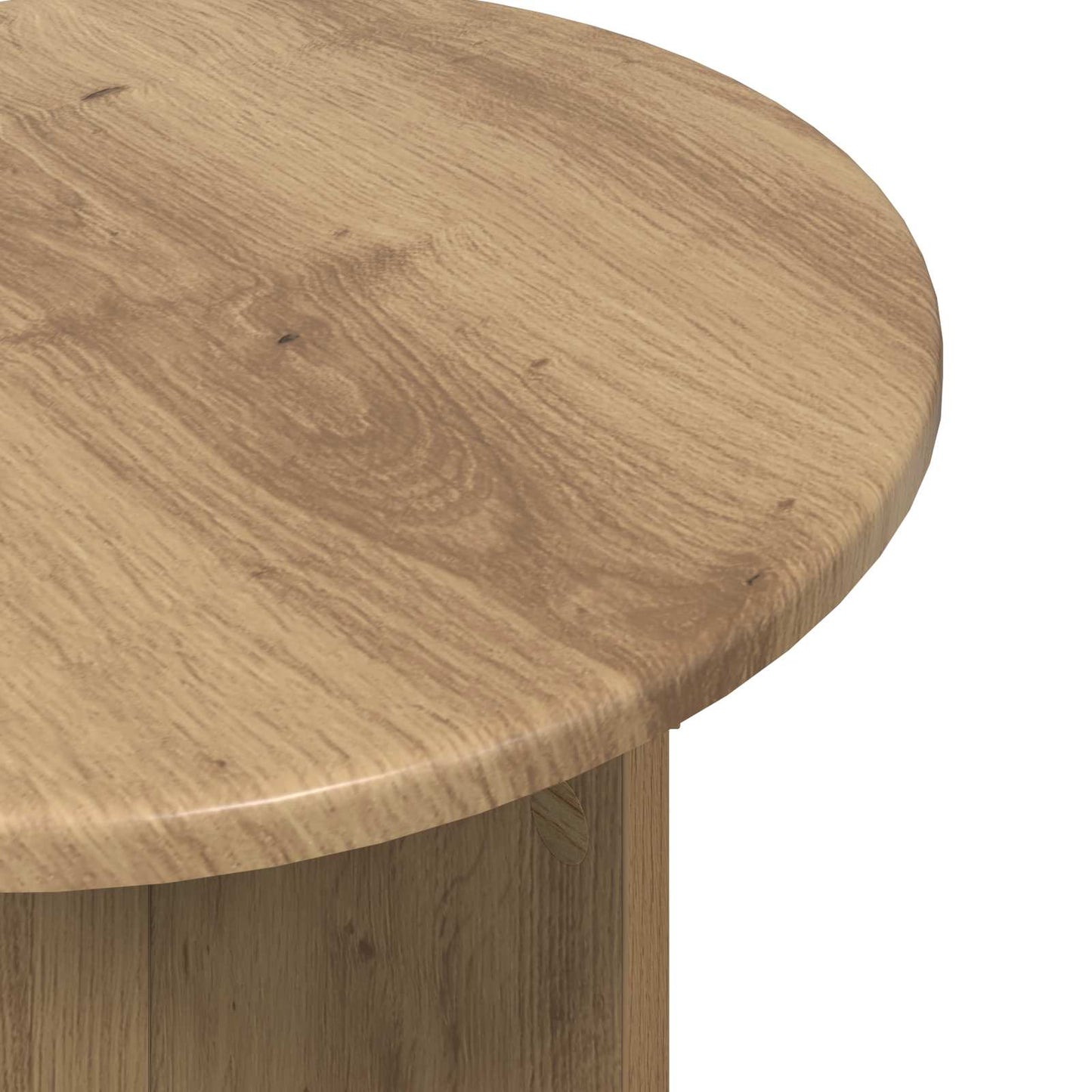 Sidebordssett med lagring 2 pcs Artisan eik Konstruert tre