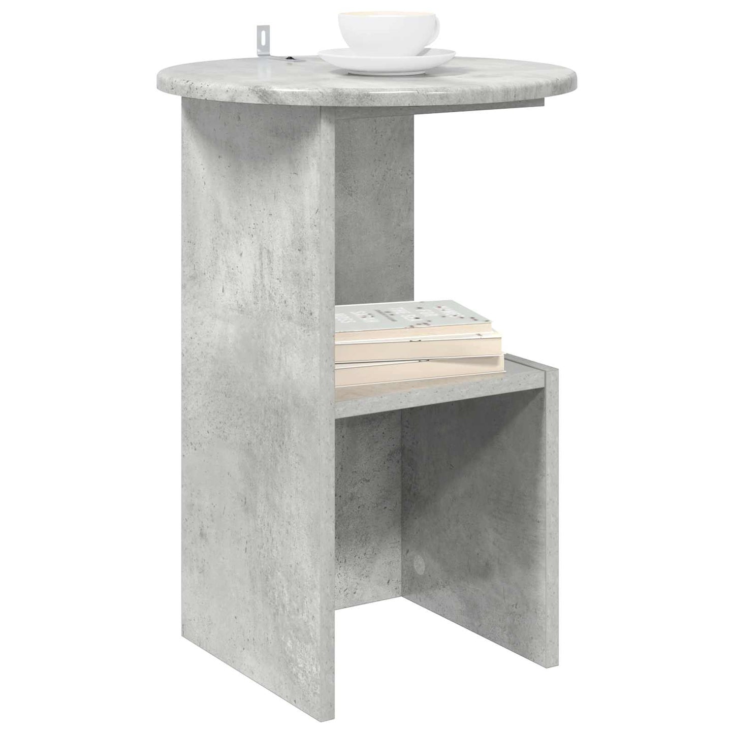 Sidetabell Betonggrå Ø 39,5 x 55 cm Konstruert tre