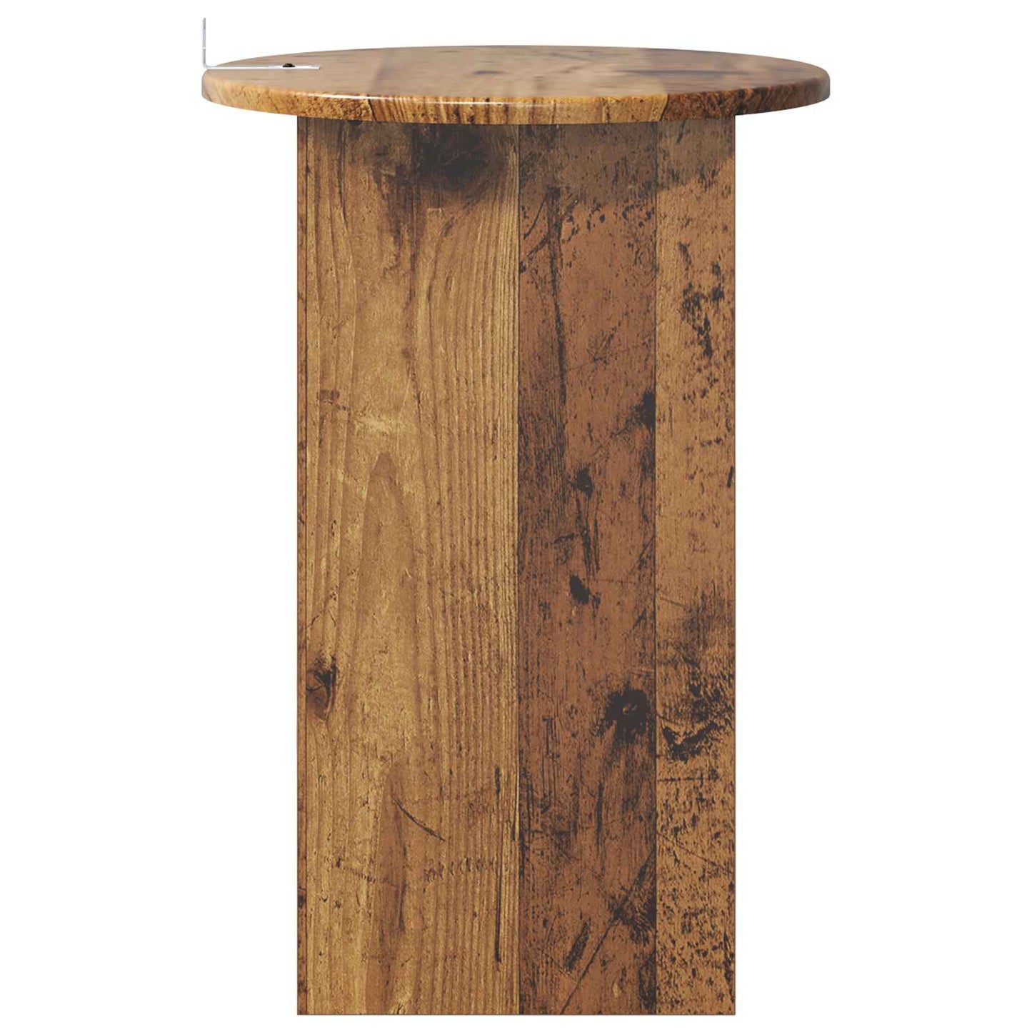 Sidetabell Gammelt tre Ø 39,5 x 55 cm Konstruert tre