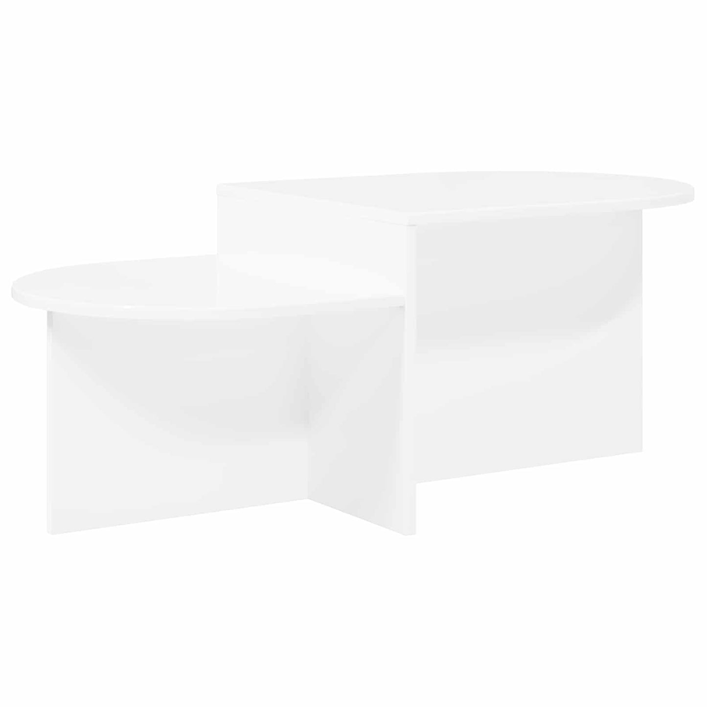 Kaffebord Hvit 100 x 50 x 40 cm Konstruert tre