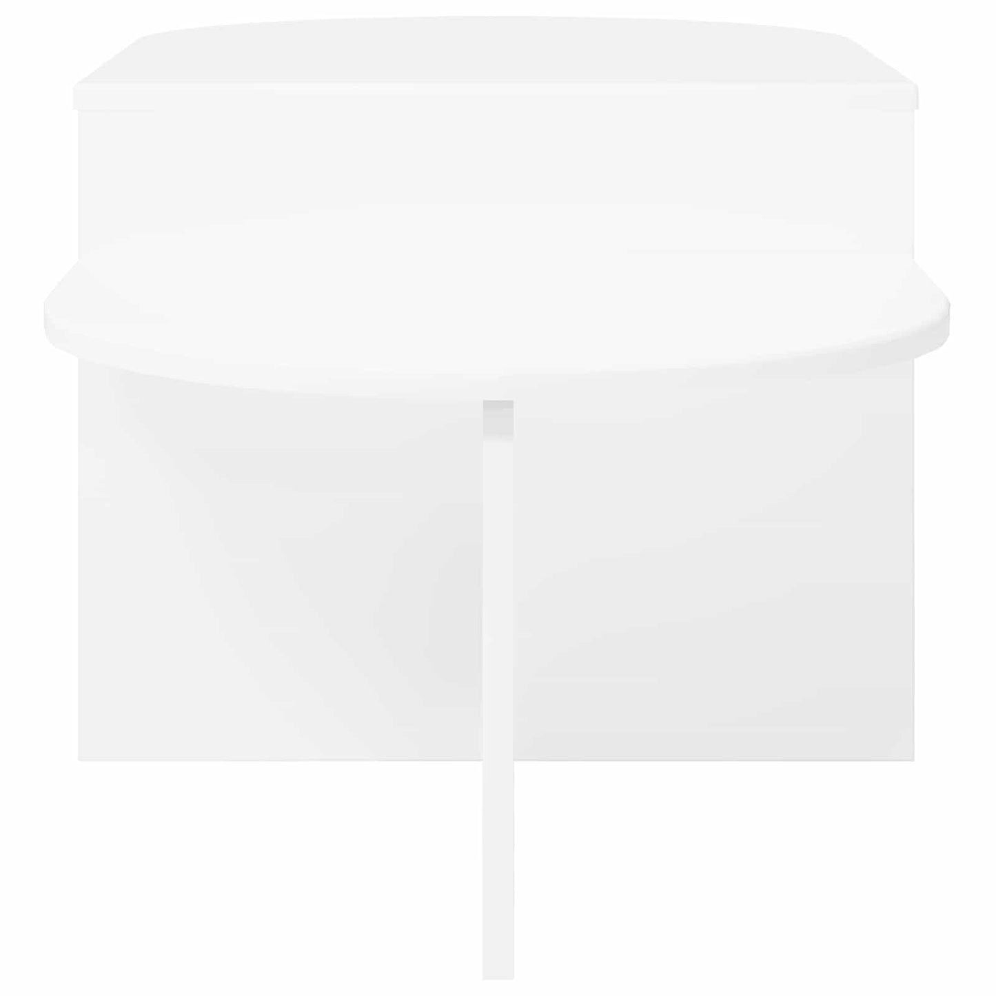Kaffebord Hvit 100 x 50 x 40 cm Konstruert tre