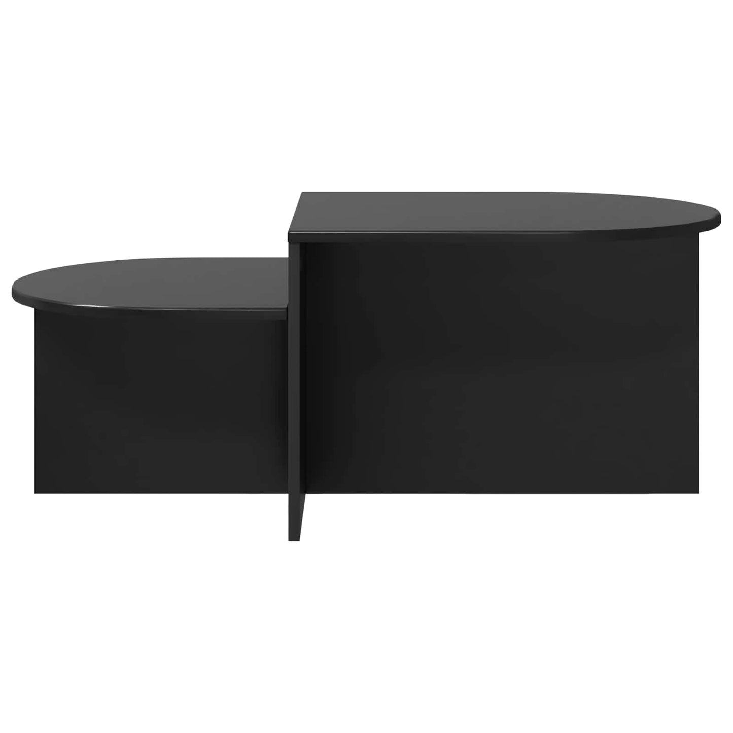 Kaffebord Svart eik 100 x 50 x 40 cm Konstruert tre