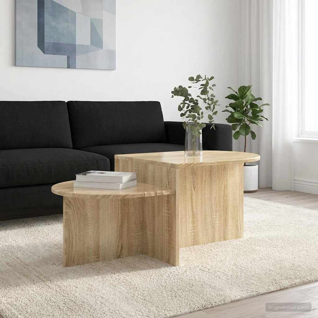 Kaffebord Sonoma eik 100 x 50 x 40 cm Konstruert tre