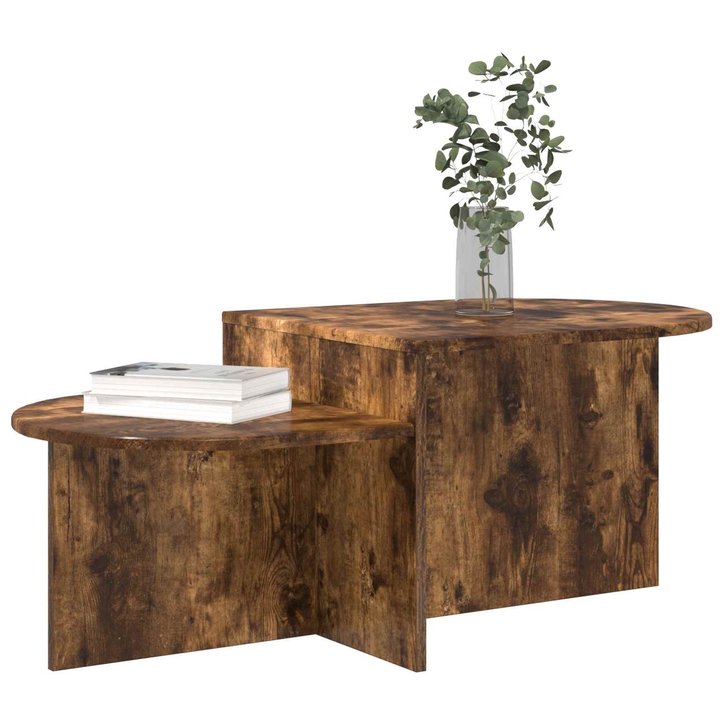 Kaffebord Røkt Eik 100 x 50 x 40 cm Konstruert tre