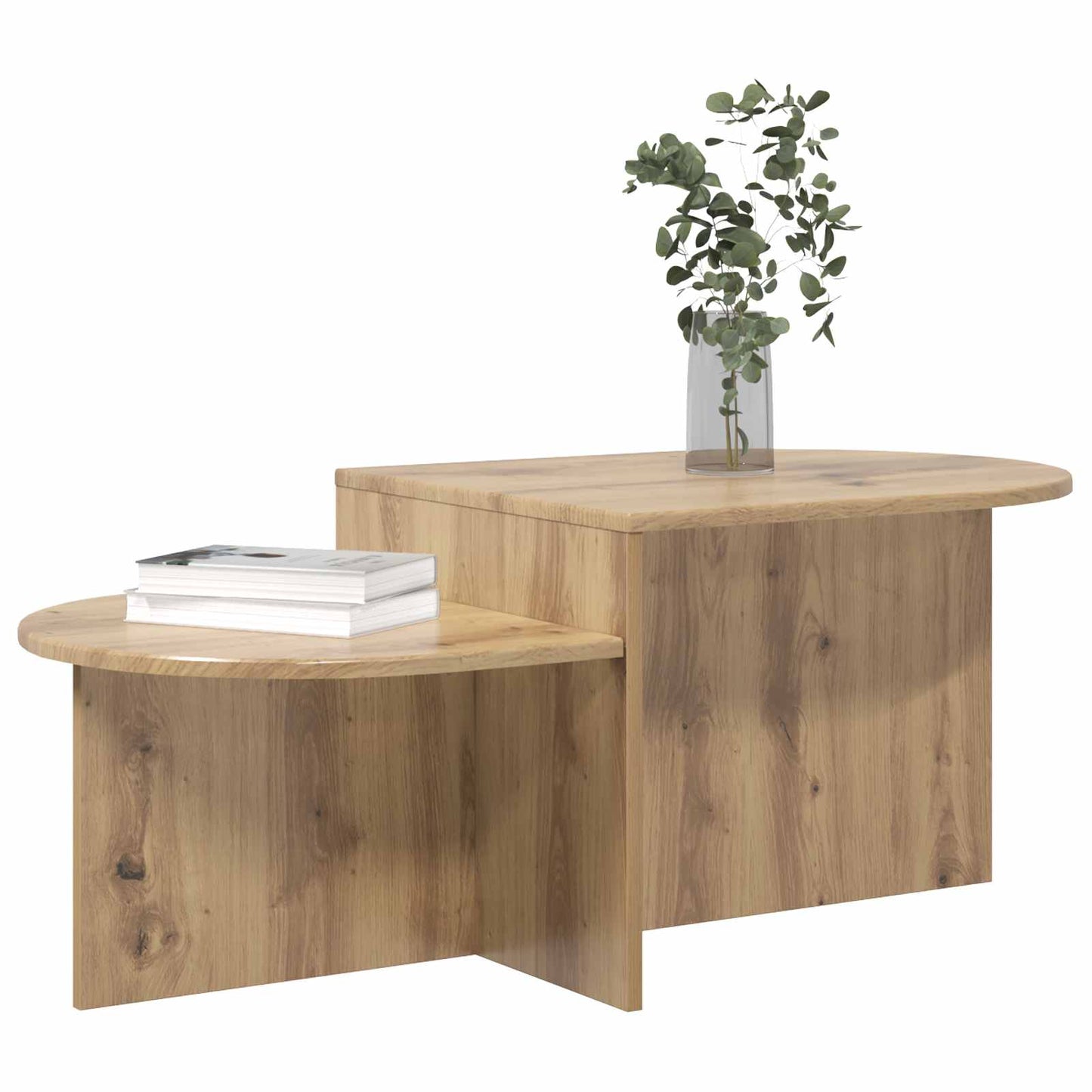Kaffebord Artisan eik 100 x 50 x 40 cm Konstruert tre