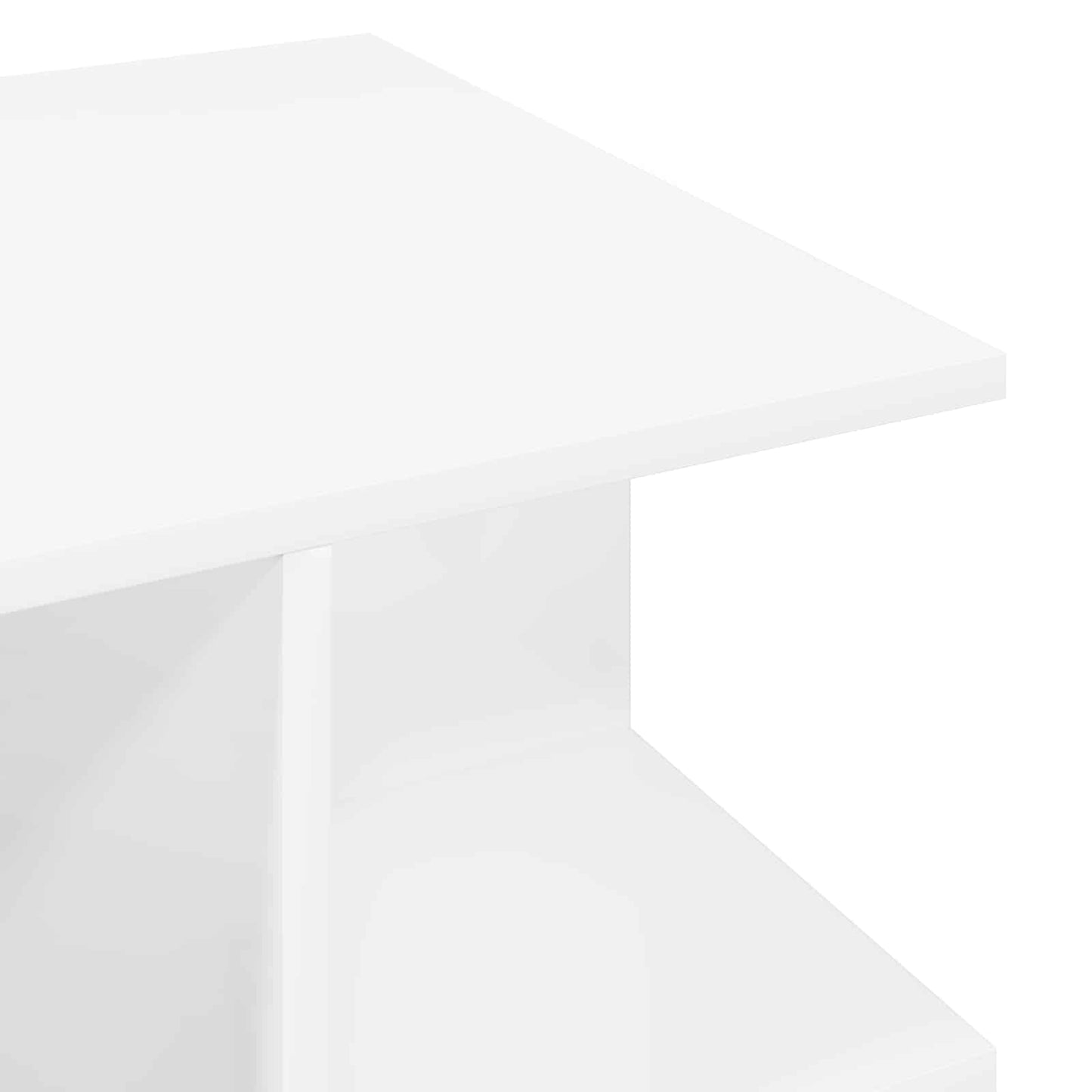 Kaffebord Hvit 87 x 50 x 45 cm Konstruert tre