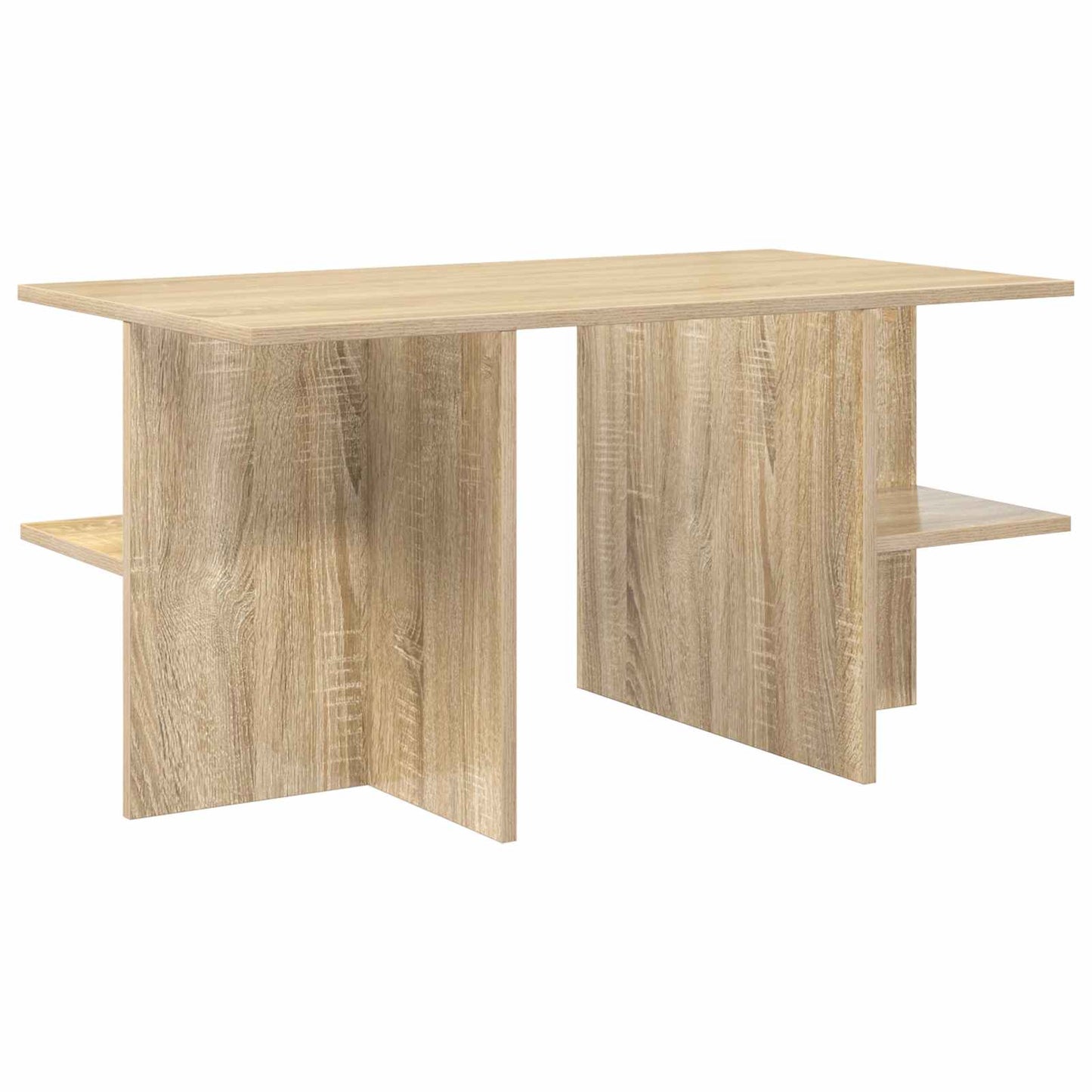 Kaffebord Sonoma eik 87 x 50 x 45 cm Konstruert tre