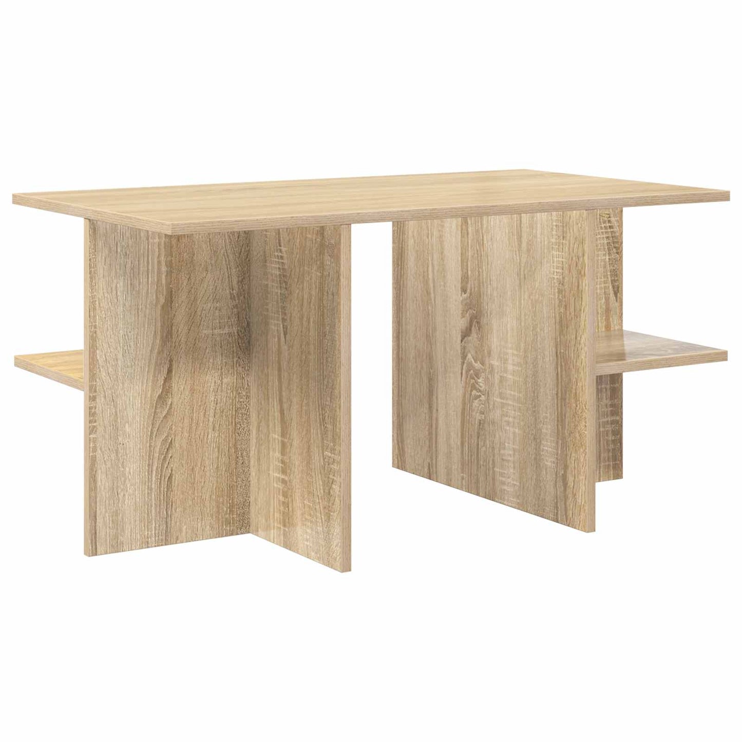 Kaffebord Sonoma eik 87 x 50 x 45 cm Konstruert tre