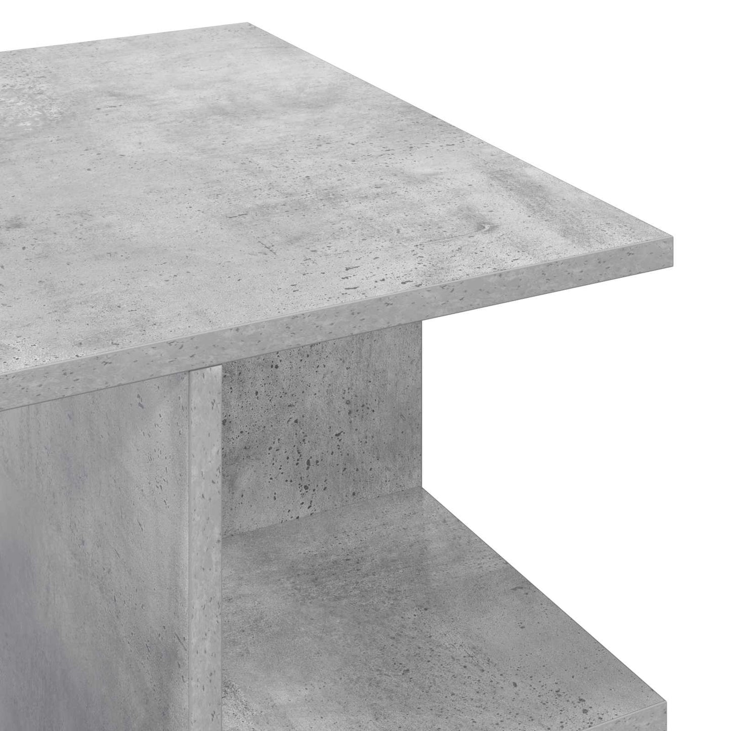 Kaffebord Betonggrå 87 x 50 x 45 cm Konstruert tre