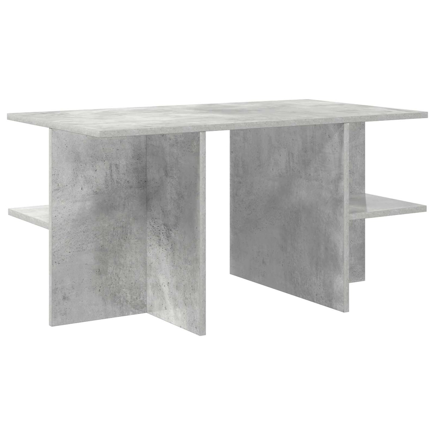 Kaffebord Betonggrå 87 x 50 x 45 cm Konstruert tre