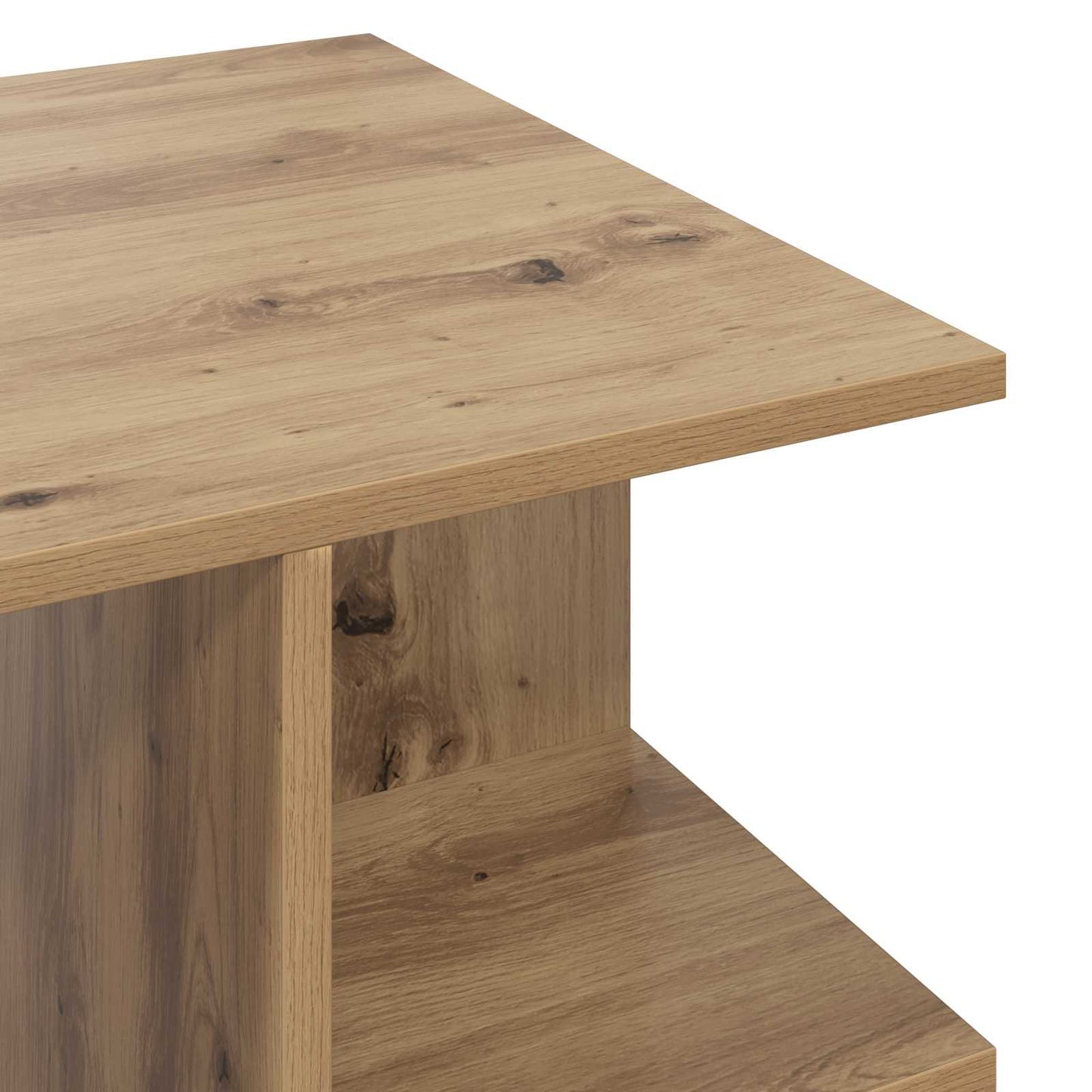 Kaffebord Artisan eik 87 x 50 x 45 cm Konstruert tre
