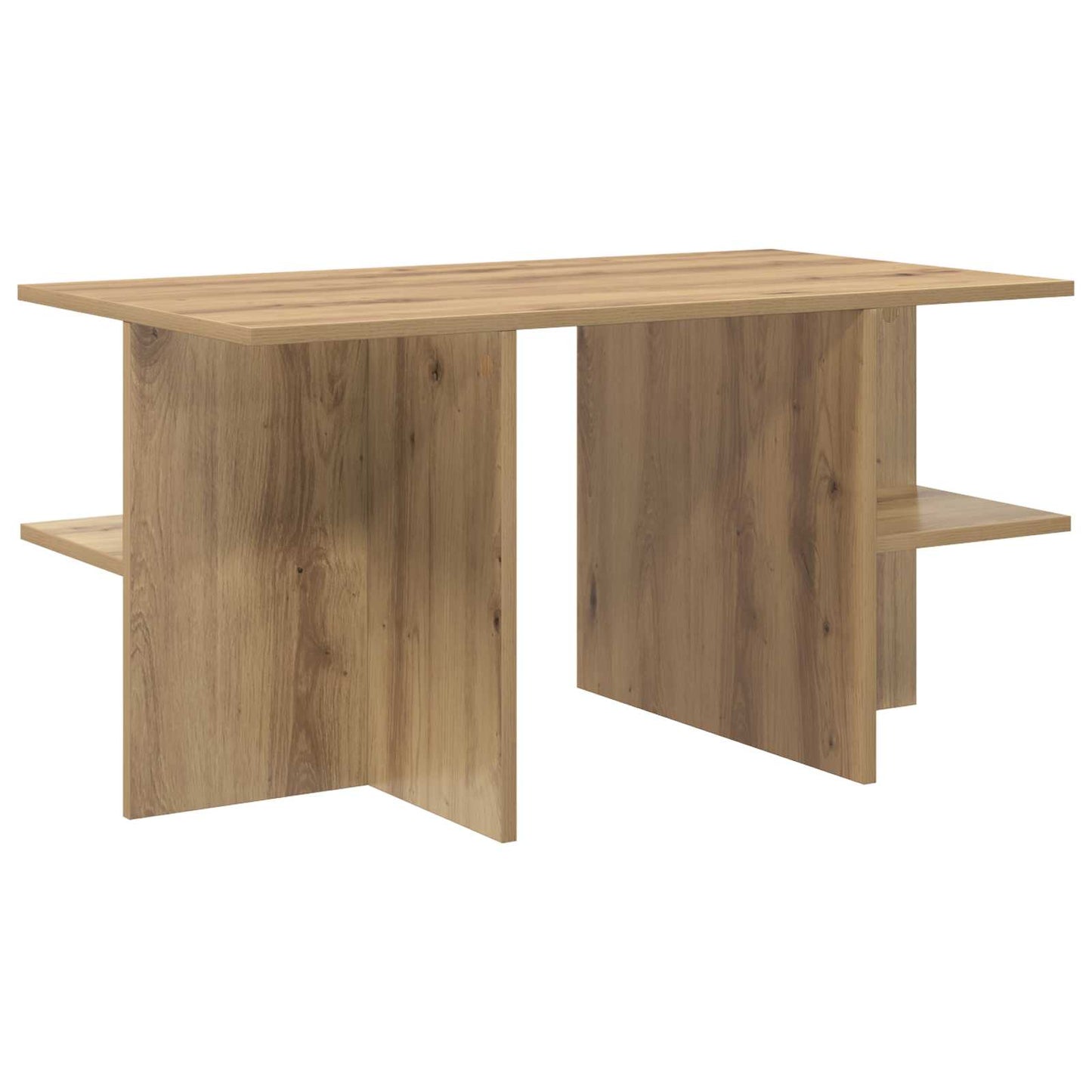 Kaffebord Artisan eik 87 x 50 x 45 cm Konstruert tre