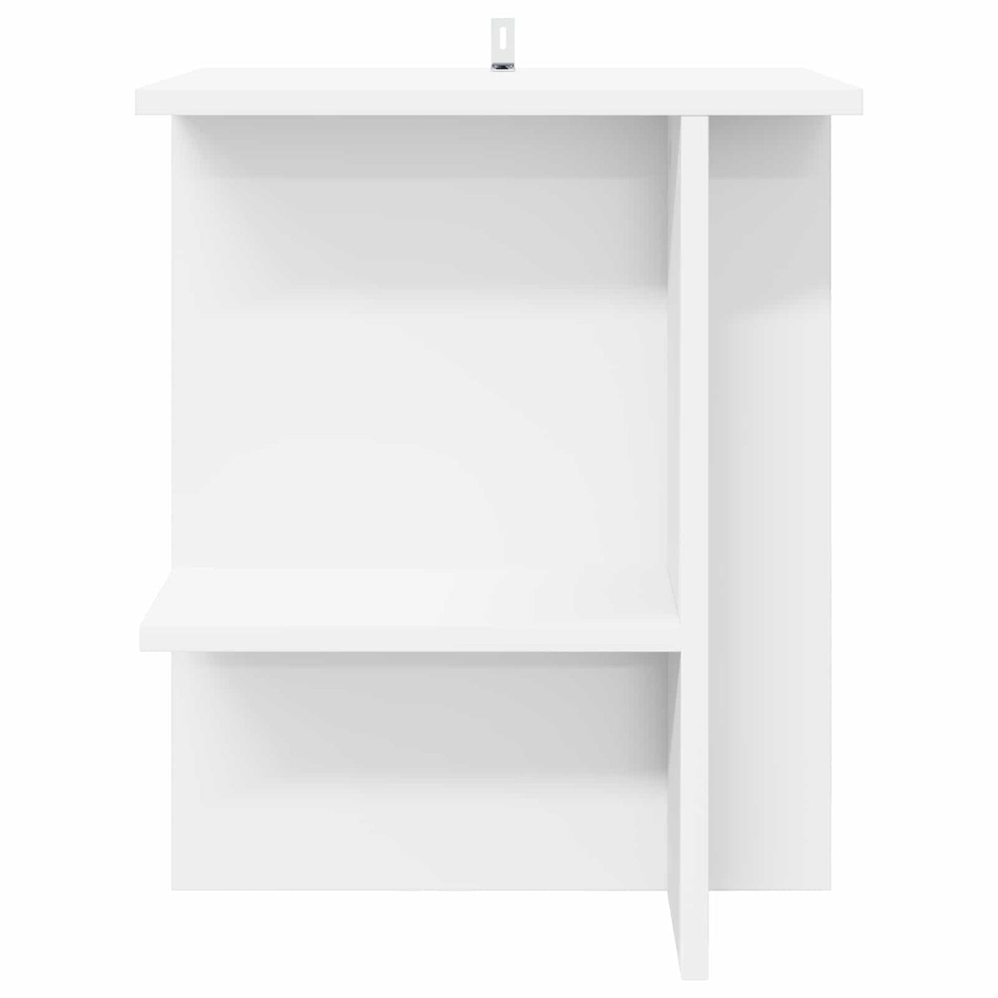 Kaffebord 2 pcs Hvit 40 x 30 x 49 cm Konstruert tre