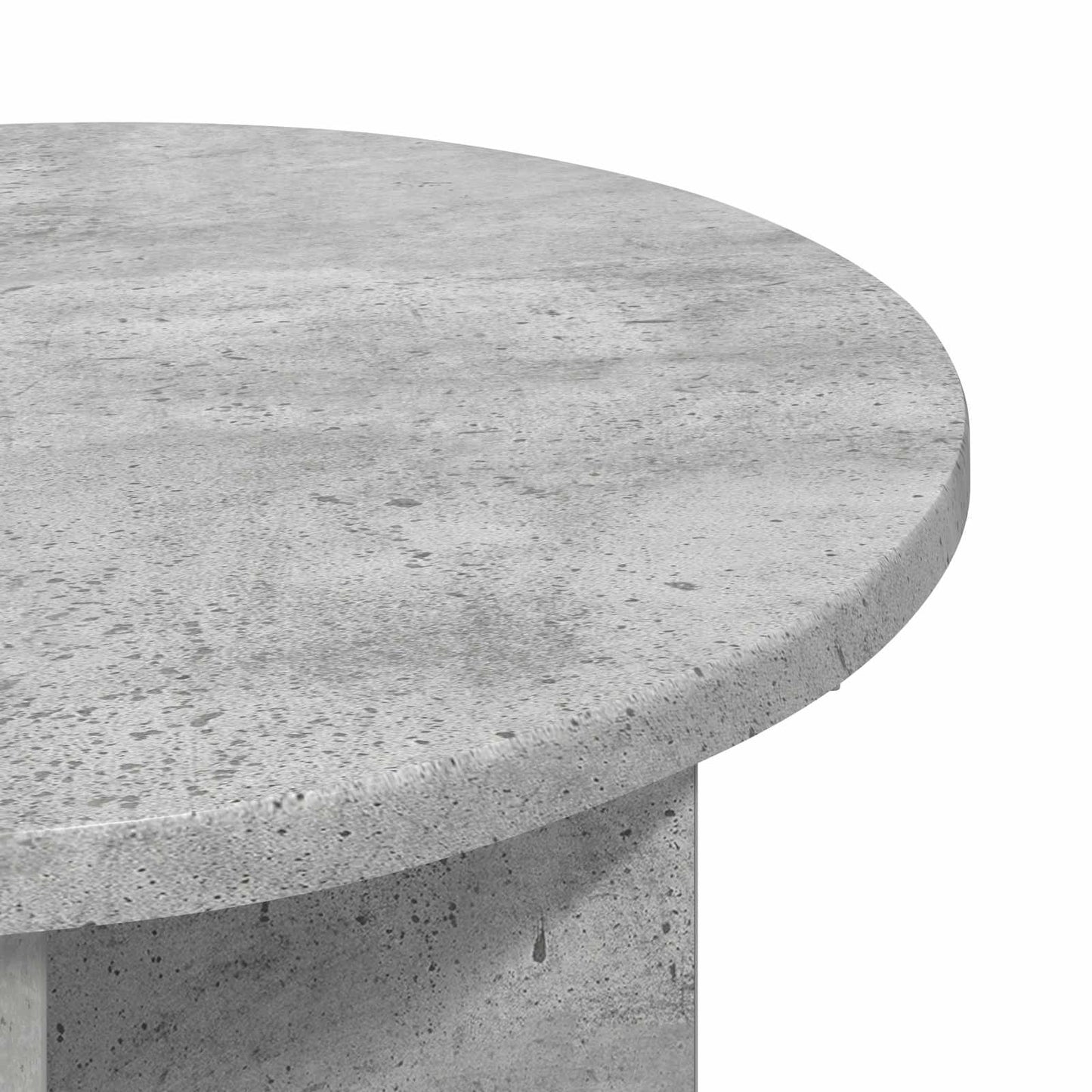 Sidetabell 2 pcs Betonggrå Ø 39 x 38 cm Konstruert tre