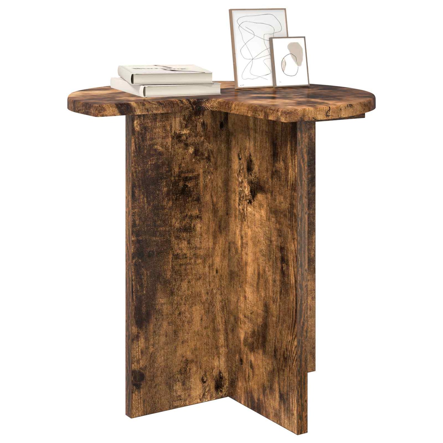 Sidetabell 2 pcs Røkt Eik Ø 39 x 38 cm Konstruert tre