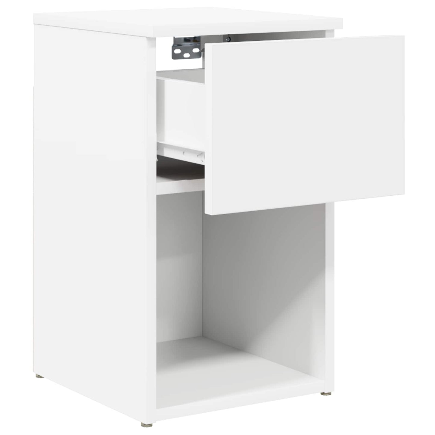 Sengeskap Hvit 29 x 31,5 x 49 cm Konstruert tre
