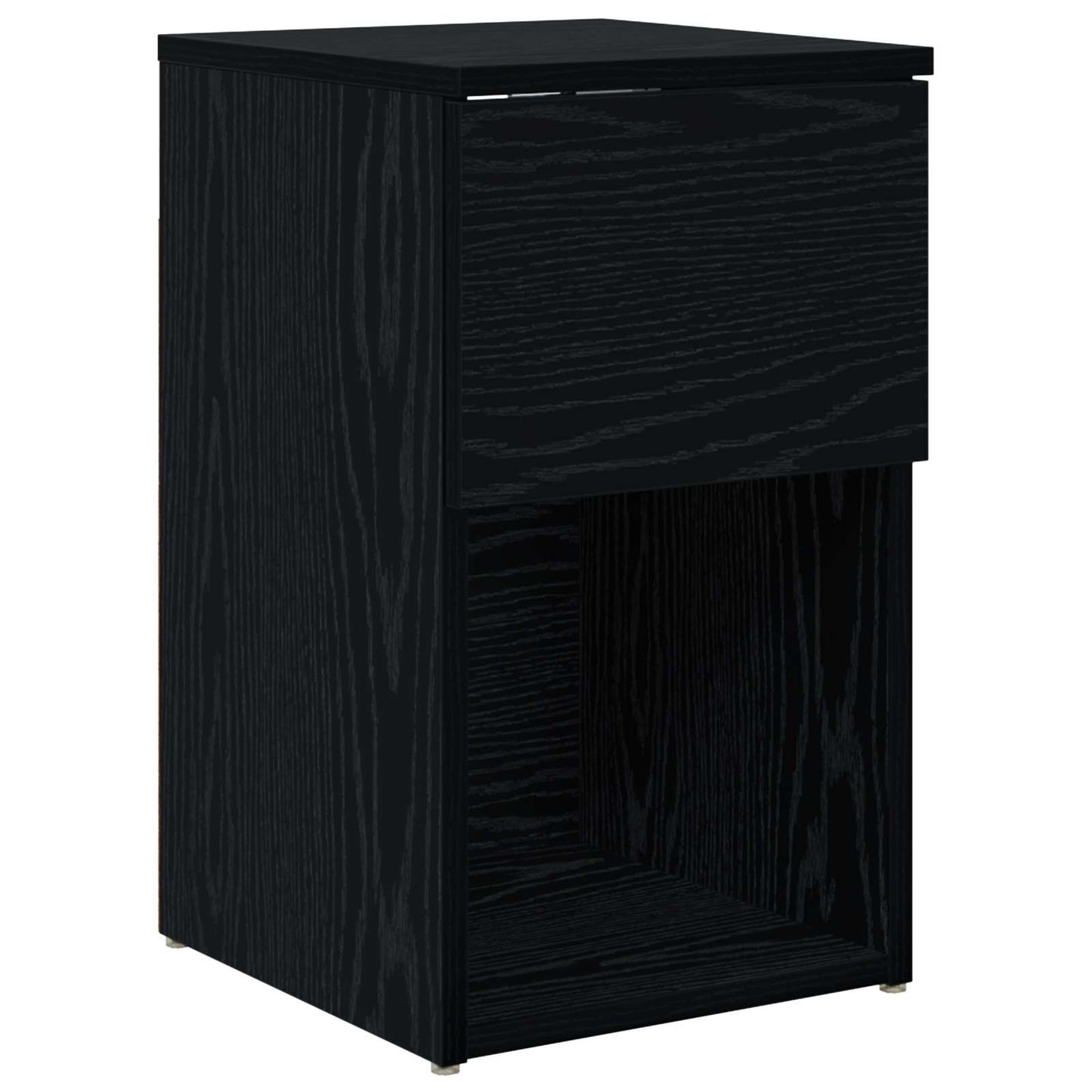 Sengeskap Svart eik 29 x 31,5 x 49 cm Konstruert tre