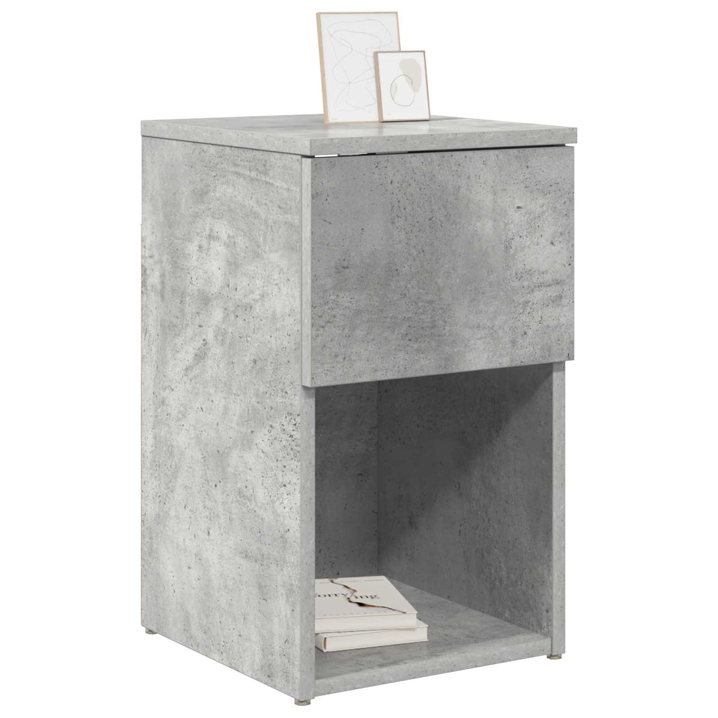 Sengeskap Betonggrå 29 x 31,5 x 49 cm Konstruert tre