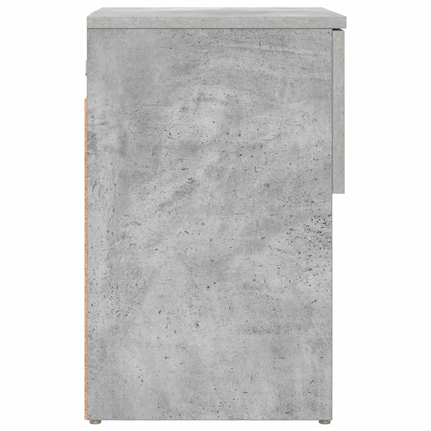 Sengeskap 2 pcs Betonggrå 29 x 31,5 x 49 cm Konstruert tre