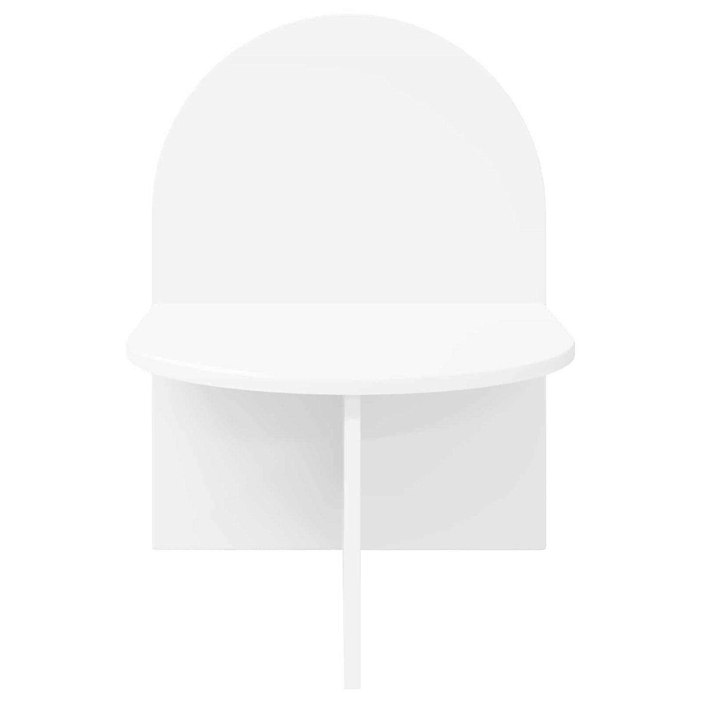 Nattbord 2 pcs Hvit 48 x 49 x 65 cm Konstruert tre