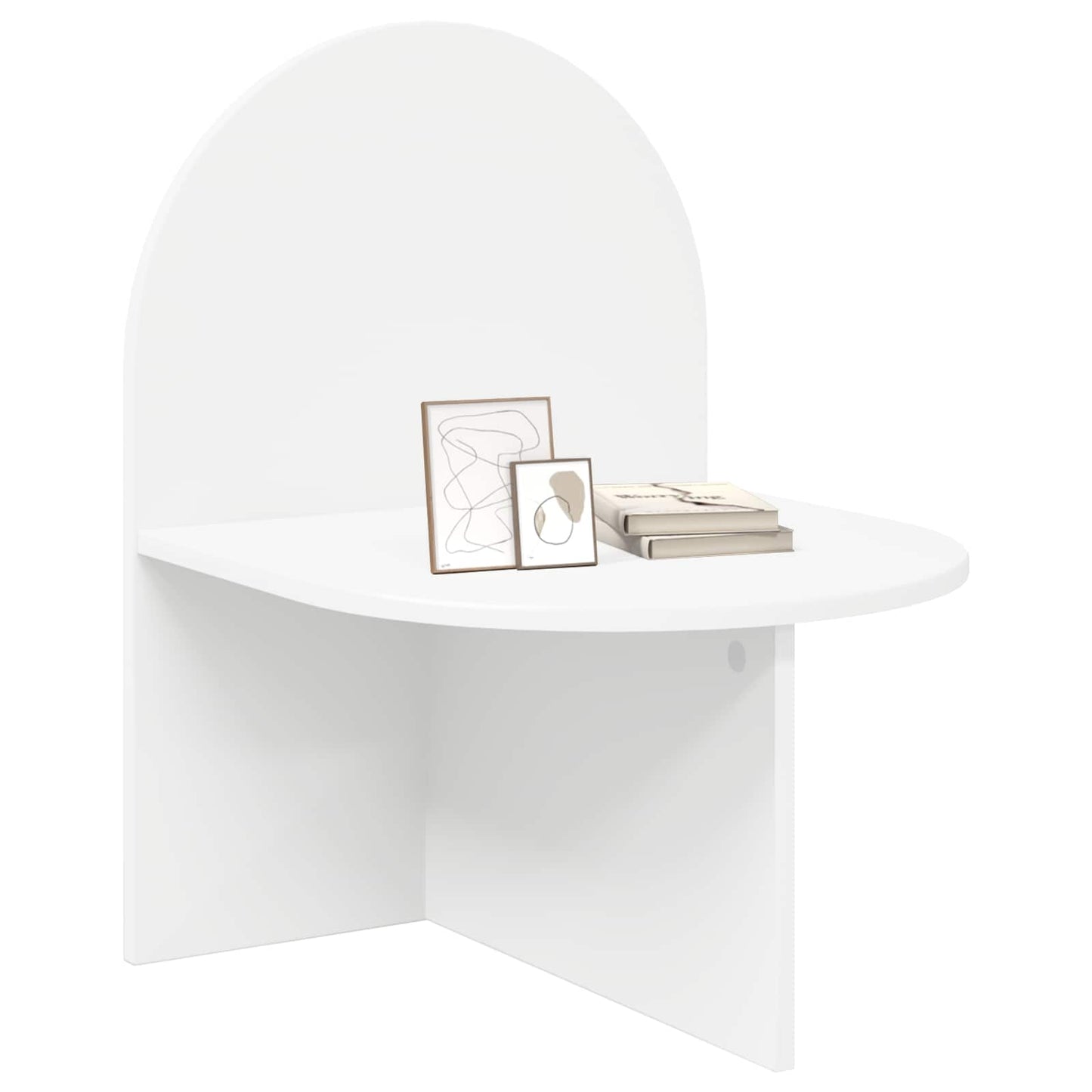 Nattbord 2 pcs Hvit 48 x 49 x 65 cm Konstruert tre