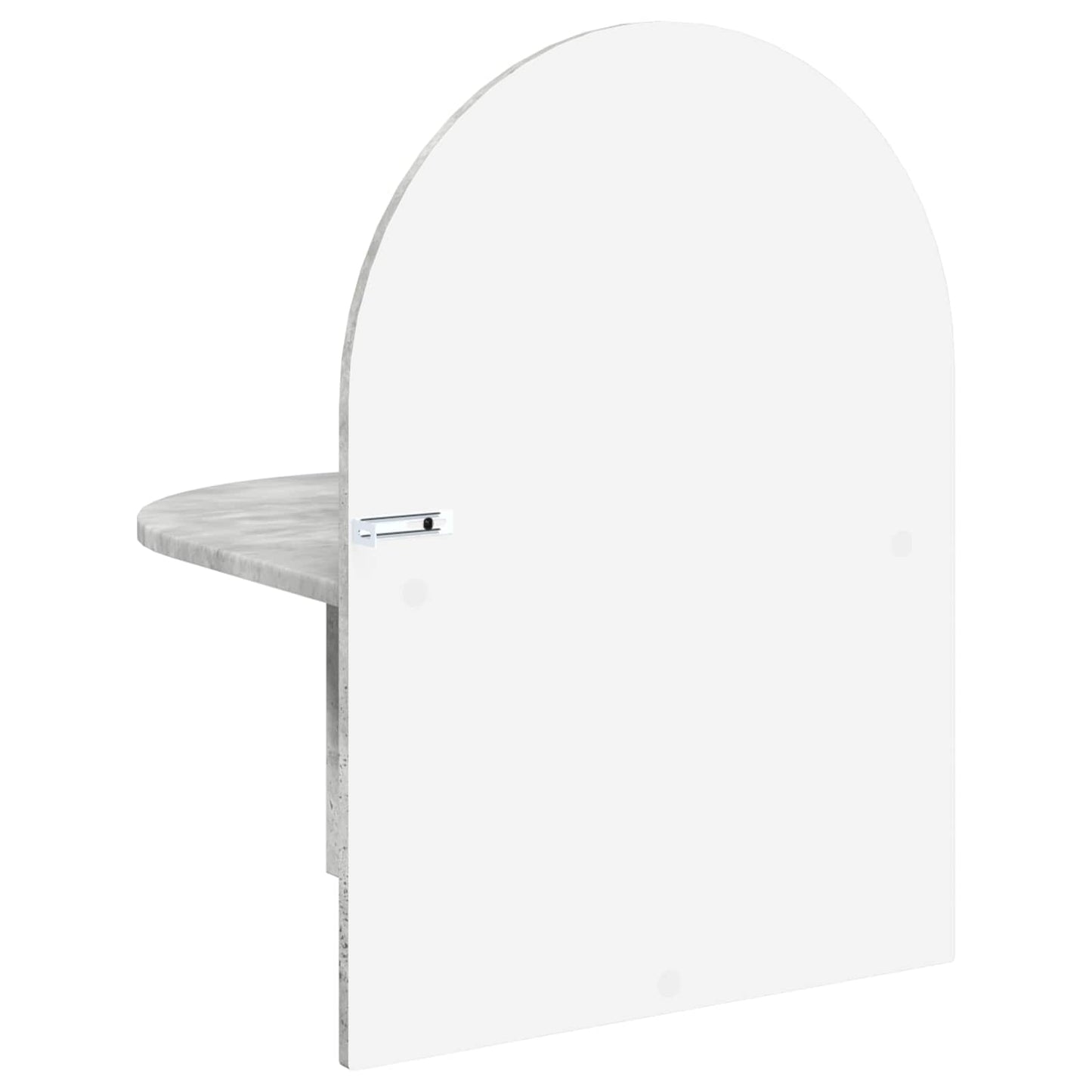 Nattbord 2 pcs Betonggrå 48 x 49 x 65 cm Konstruert tre