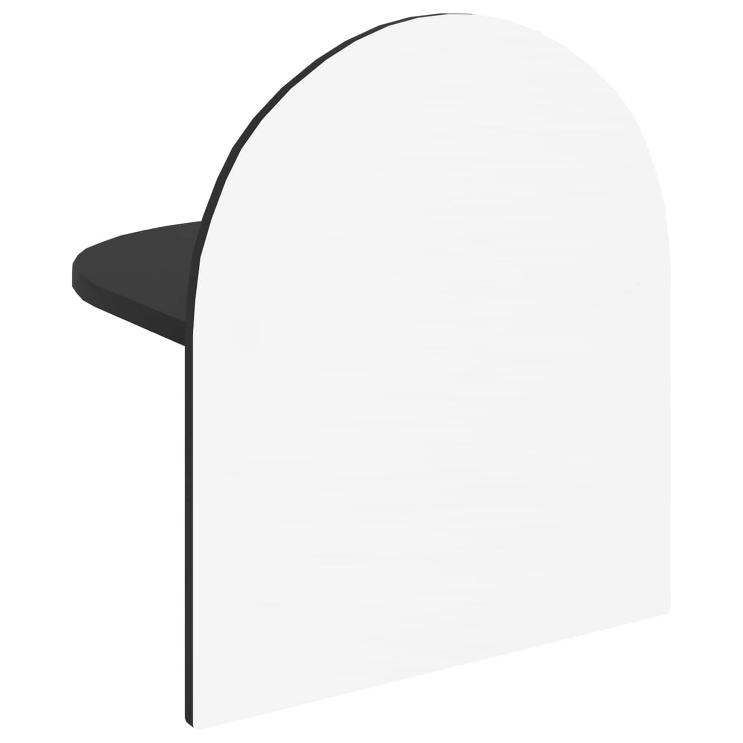 Nattbord 2 pcs Svart eik 40 x 35,5 x 45,5 cm Konstruert tre