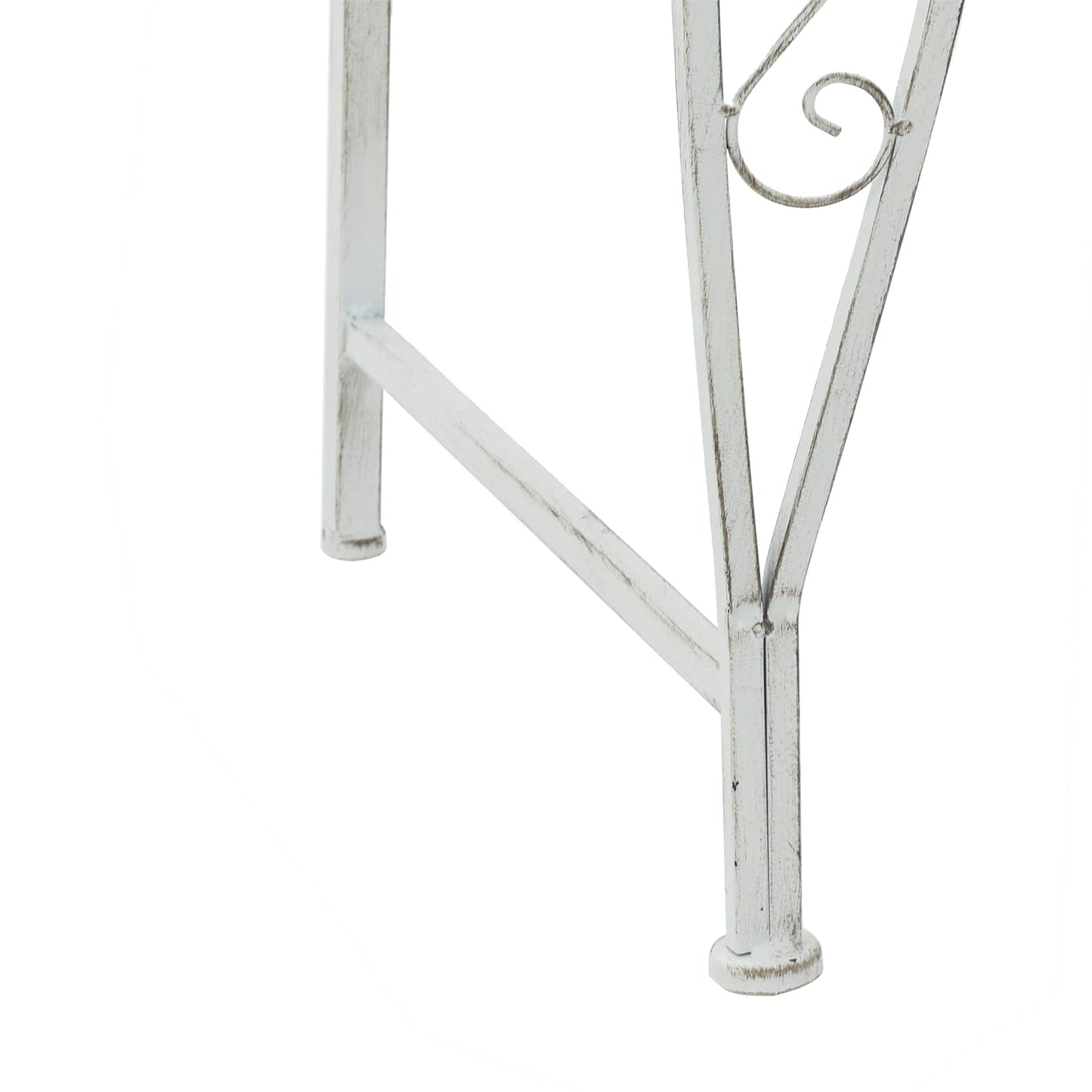 Trebens 4-Antall seter 160 x 80 x 89 cm Stål Antikk hvit
