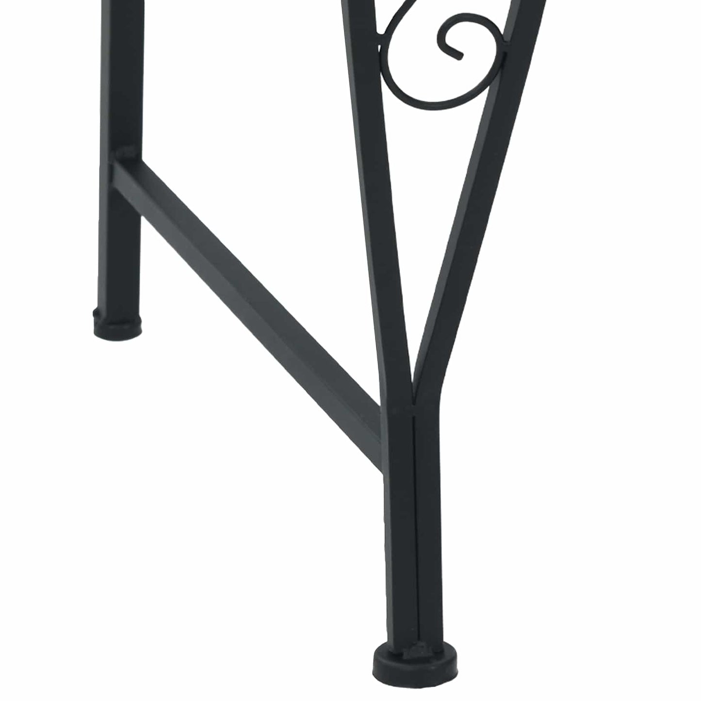 Trebens 8-Antall seter Ø 160 x 89 cm Stål Svart Rund